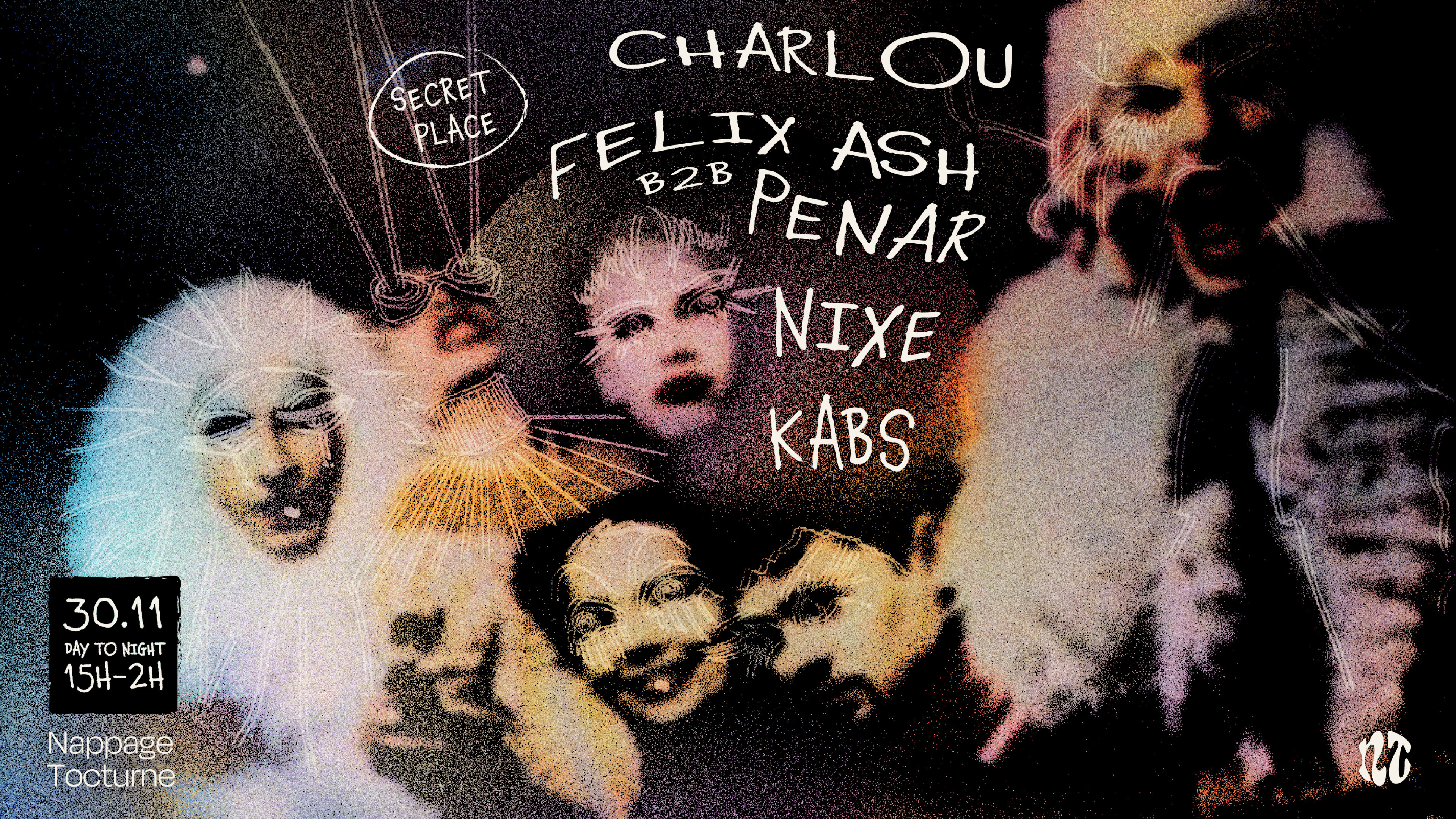 Nappage Tocturne | Charlou, Felix Ash B2b Penard, Nixe, Kabs Cover