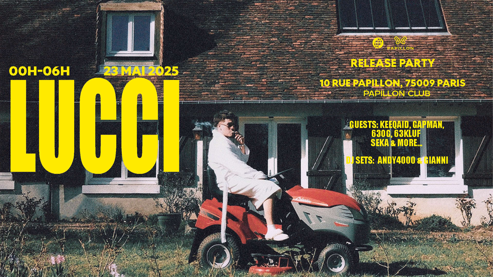 Lucci Release Party Cover