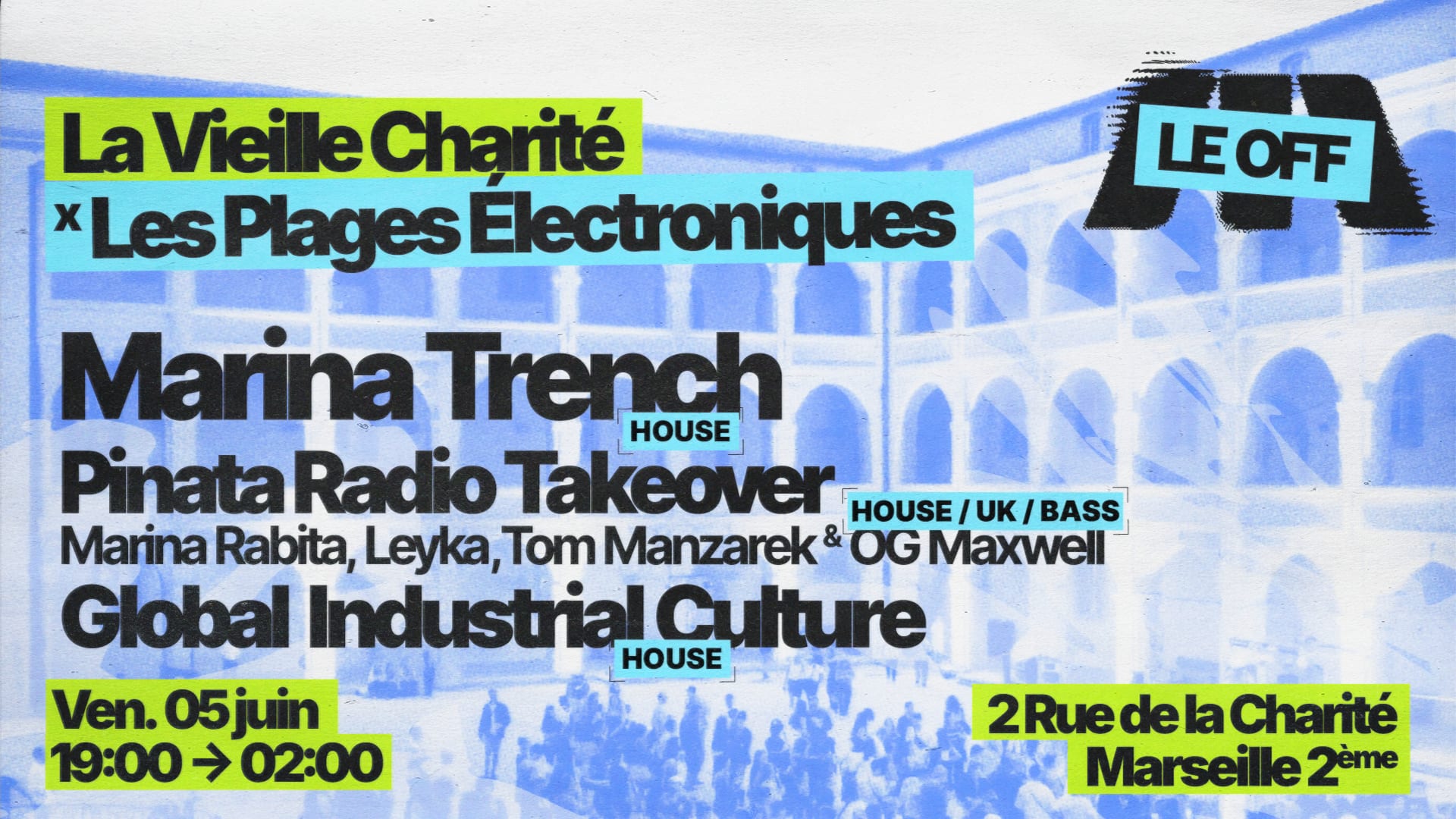 Marsatac X Les Plages Electroniques : Le Off Cover