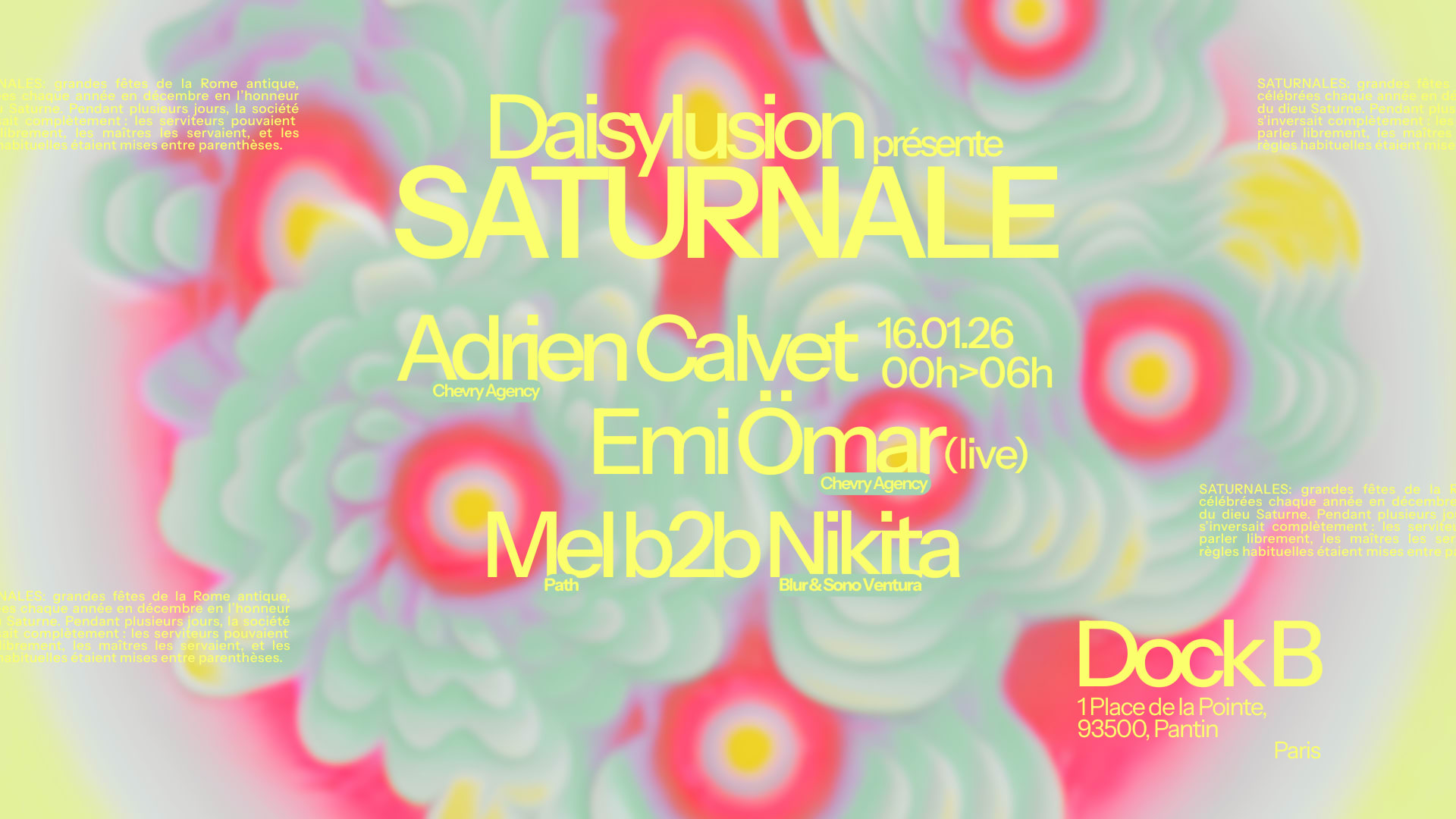Daisylusion Présente Saturnale Cover