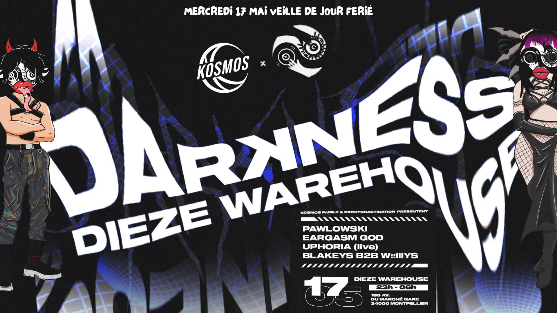 Darkness Dieze Warehouse Cover