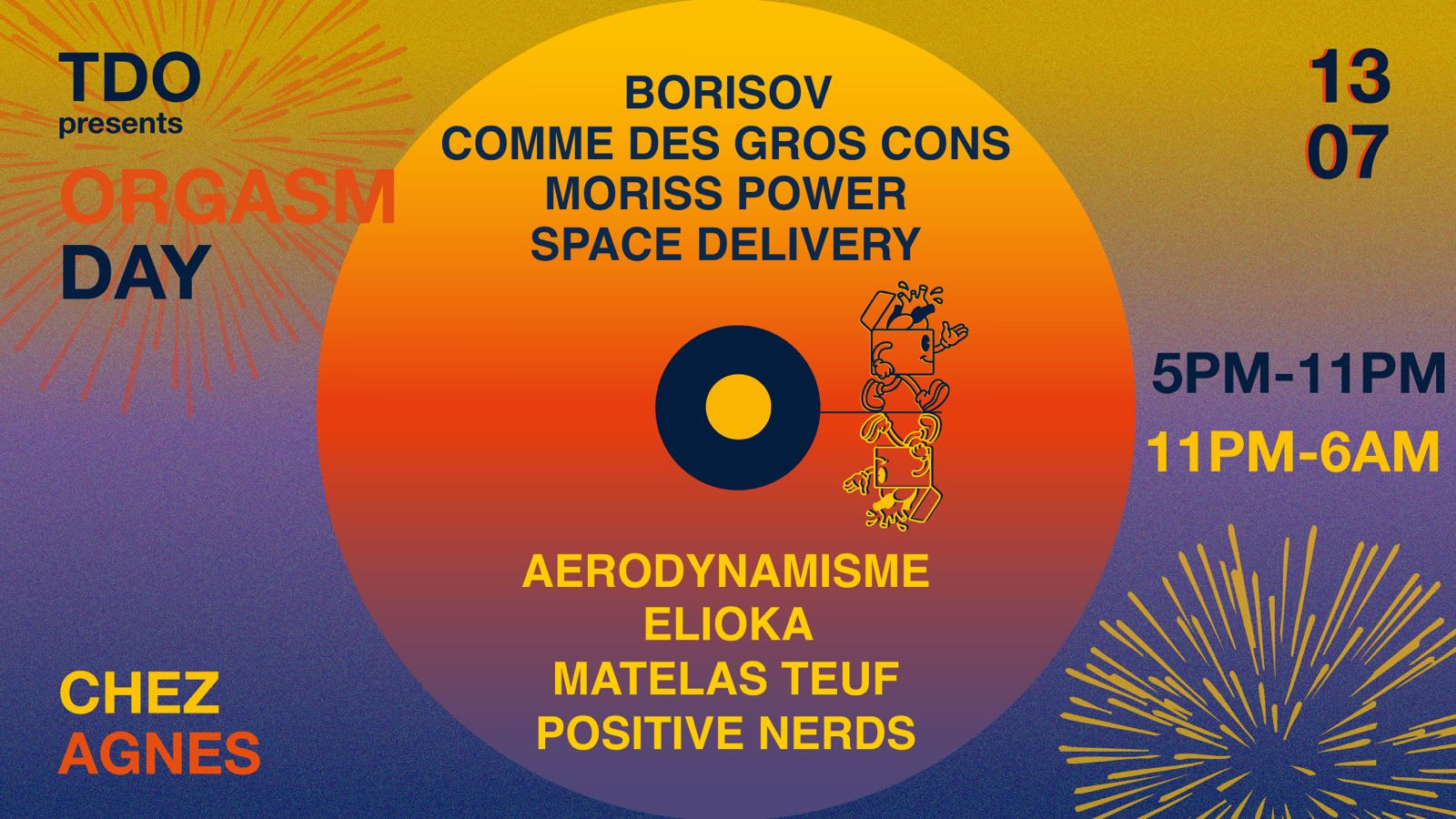 Tdo Presents: Orgasm Day (Veille De Jour Férié) Cover