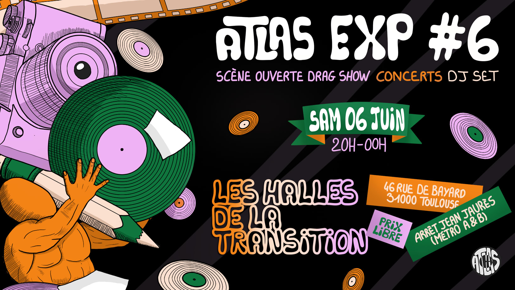 Scène Ouverte Atlas Collectif X Les Halles De La Transition Cover