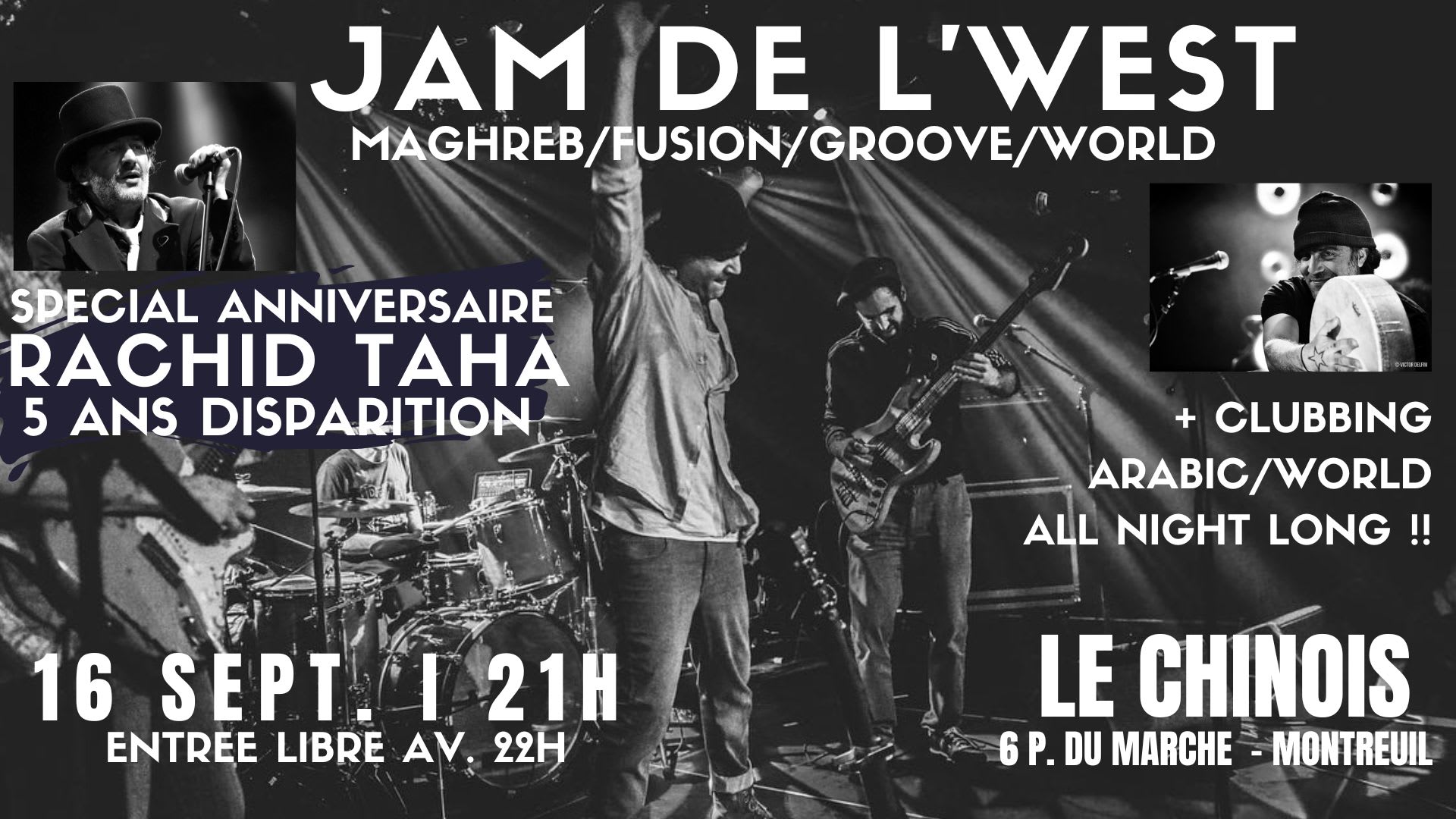 Jam De L'west Spécial Anniversaire Rachid Taha Cover