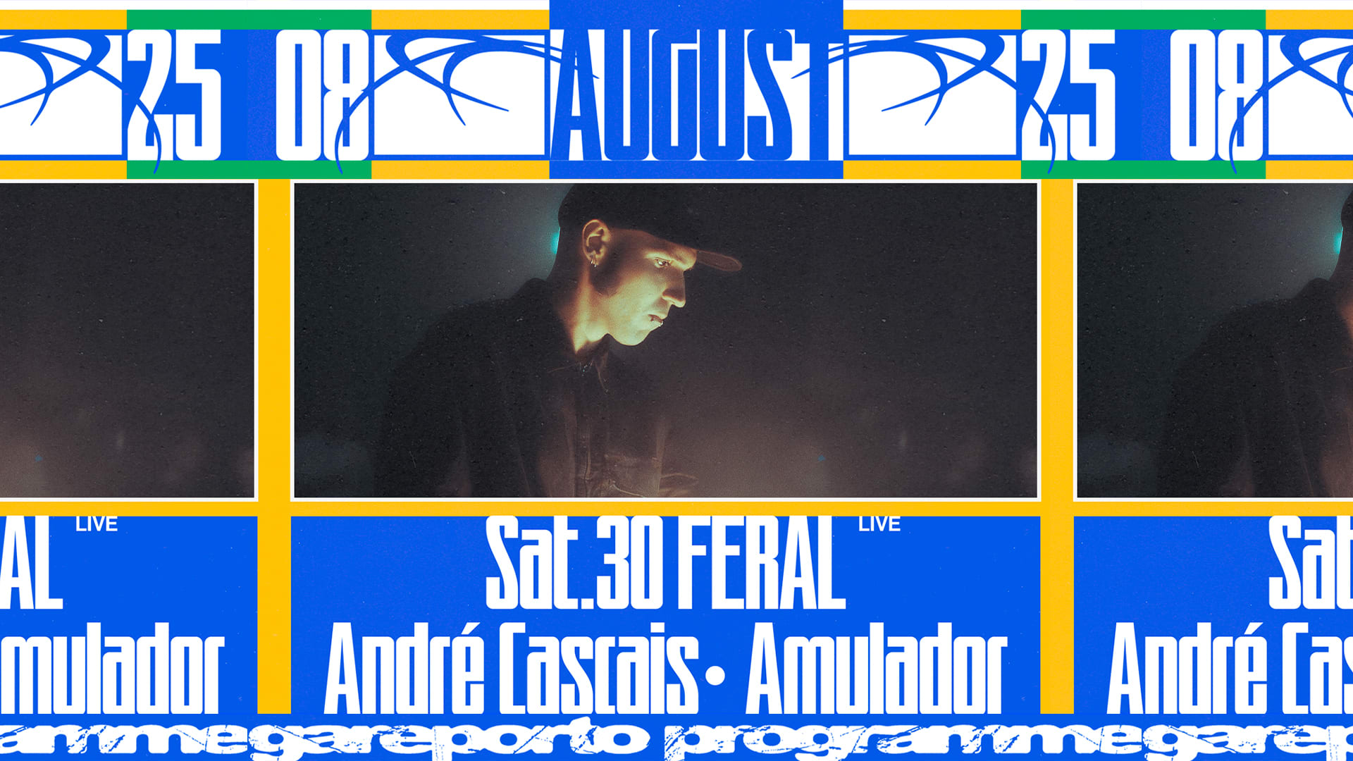 Feral [Live], André Cascais, Amulador Cover