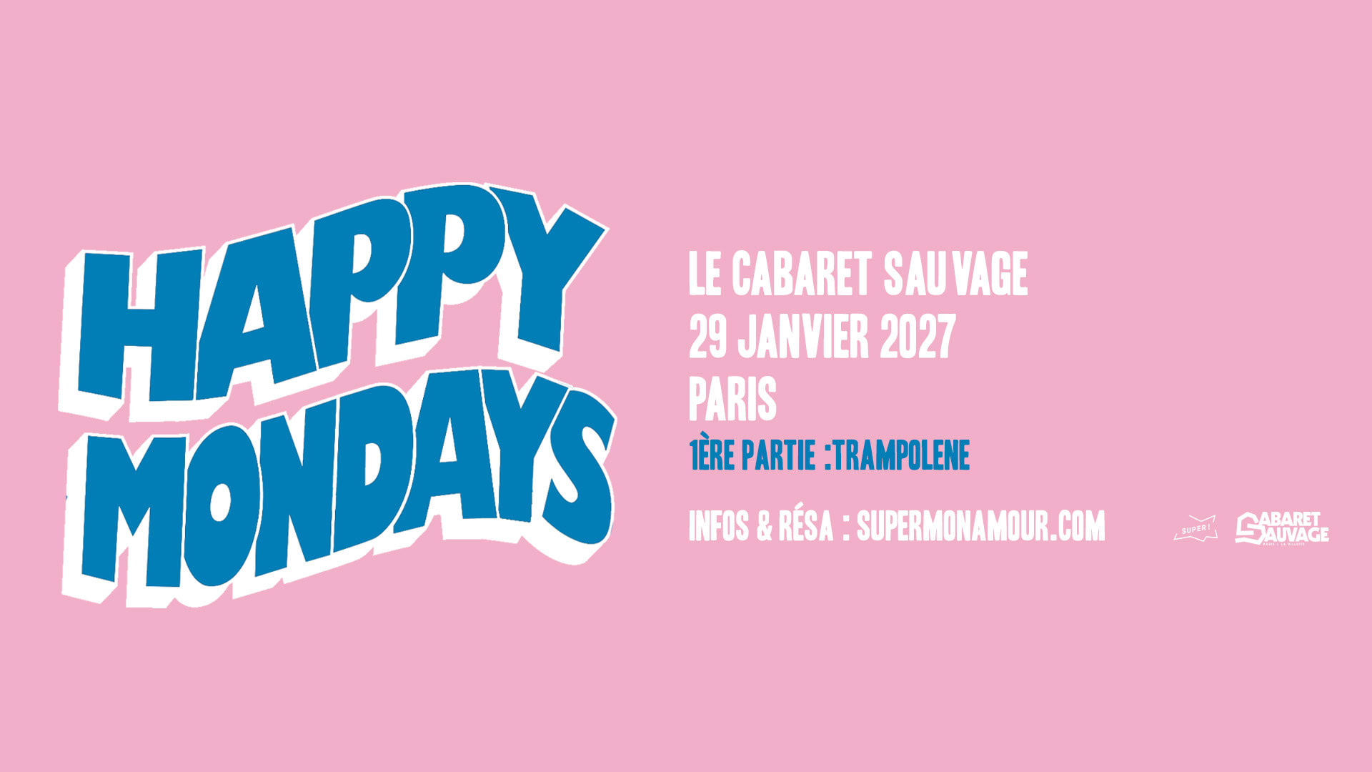 Happy Mondays Cabaret Sauvage Cover