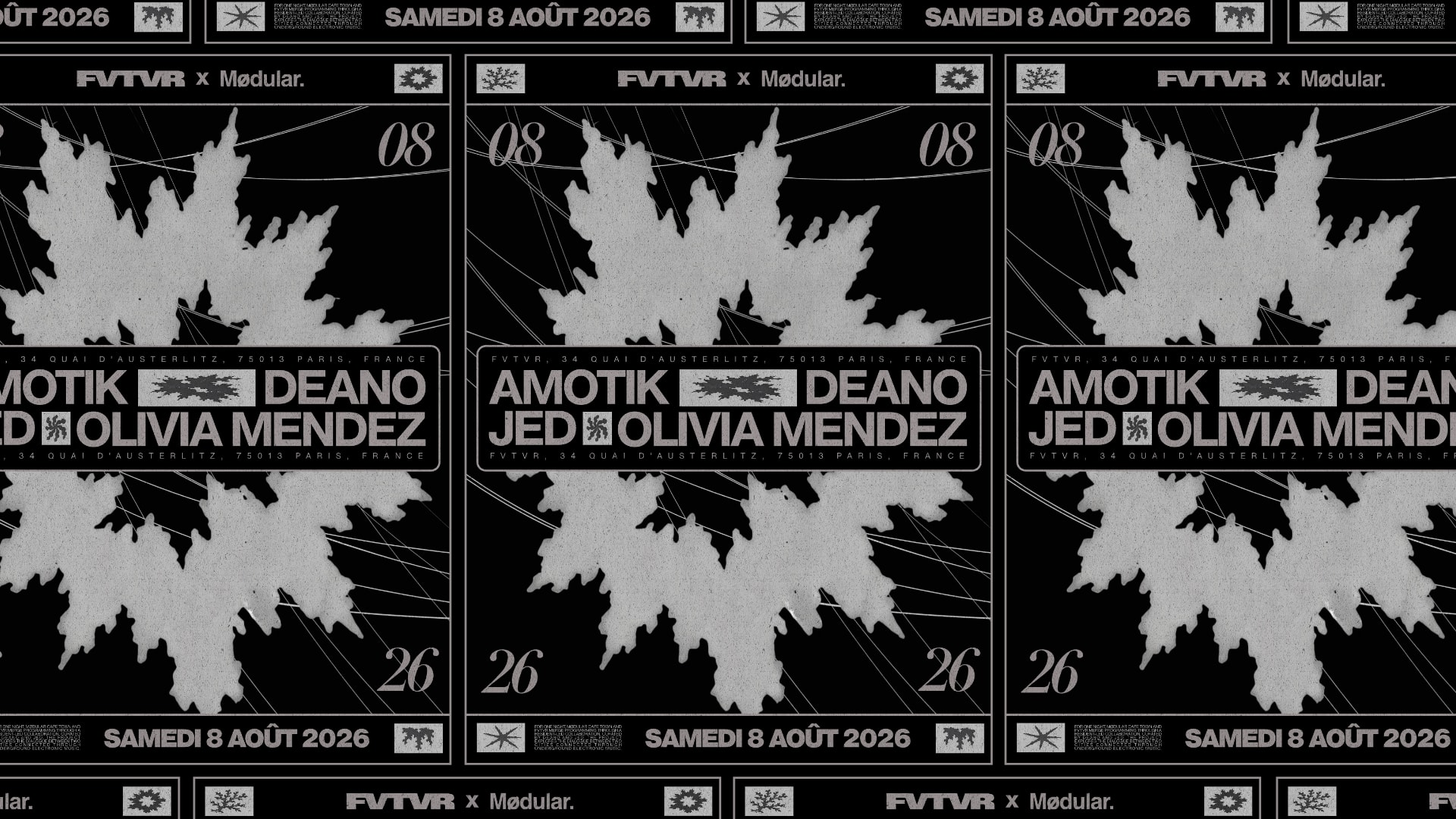 Mødular X Fvtvr: Amotik, Deano, Jed, Olivia Mendez Cover