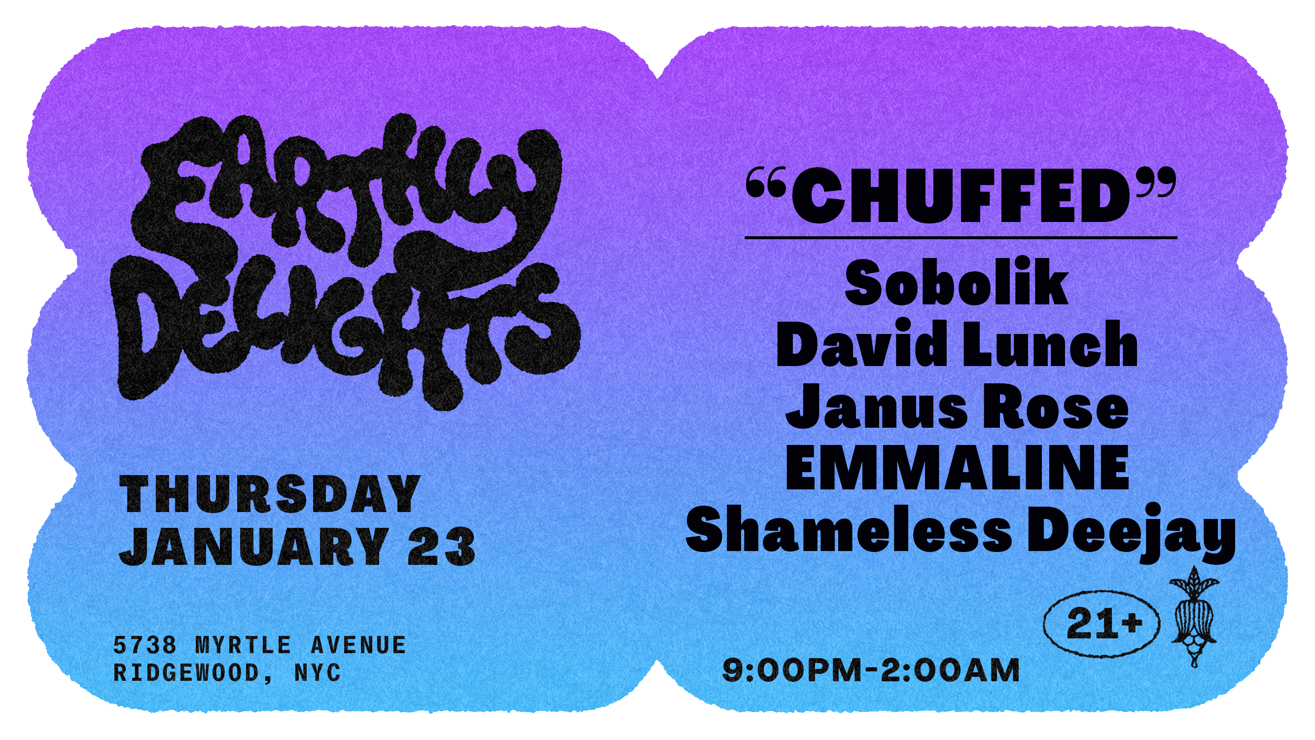 "Chuffed" | Sobolik, David Lunch, Janus Rose & More! Cover