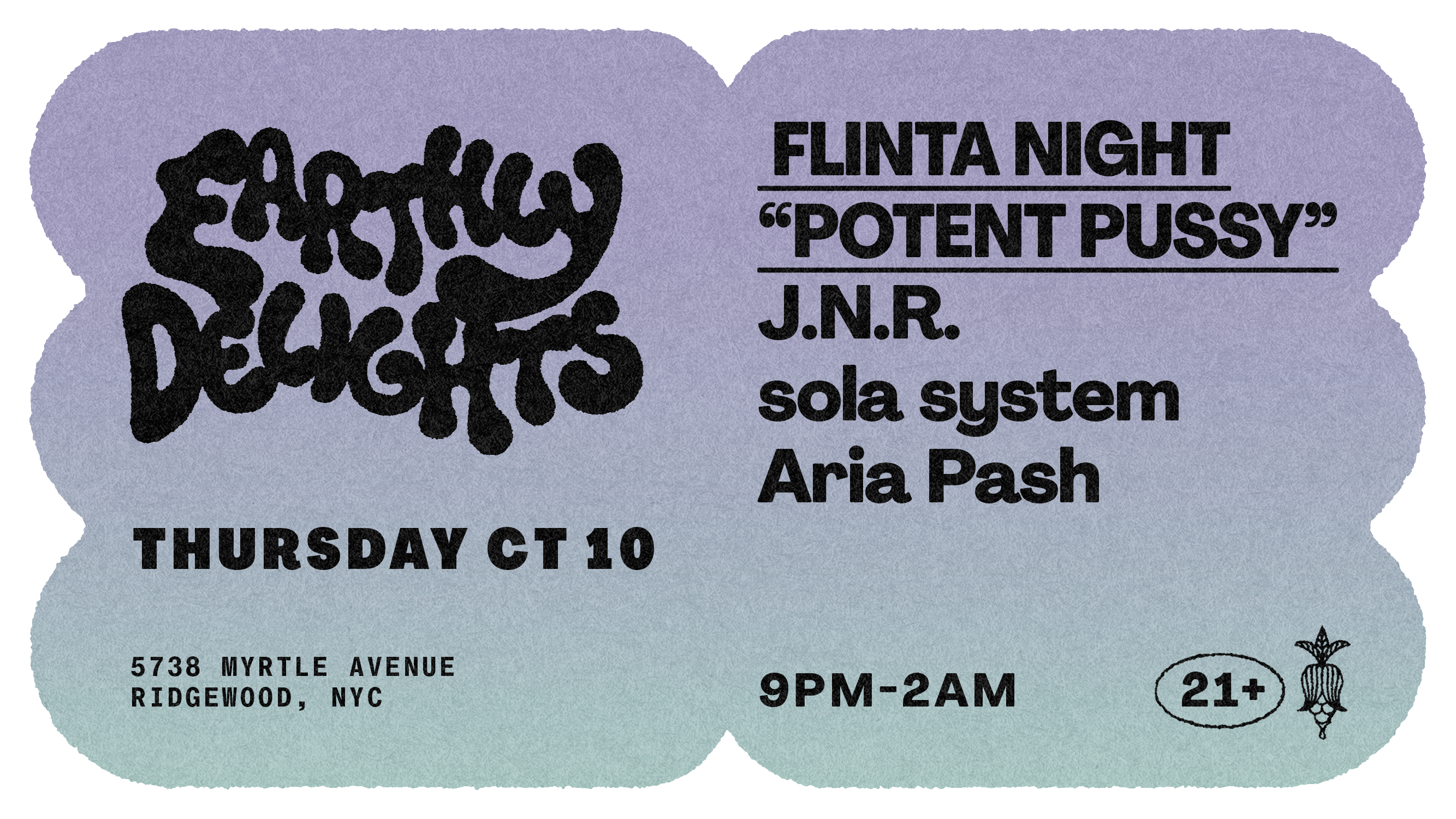 Flinta | Potent Pussy - J.N.R., Sola System, Aria Pash Cover