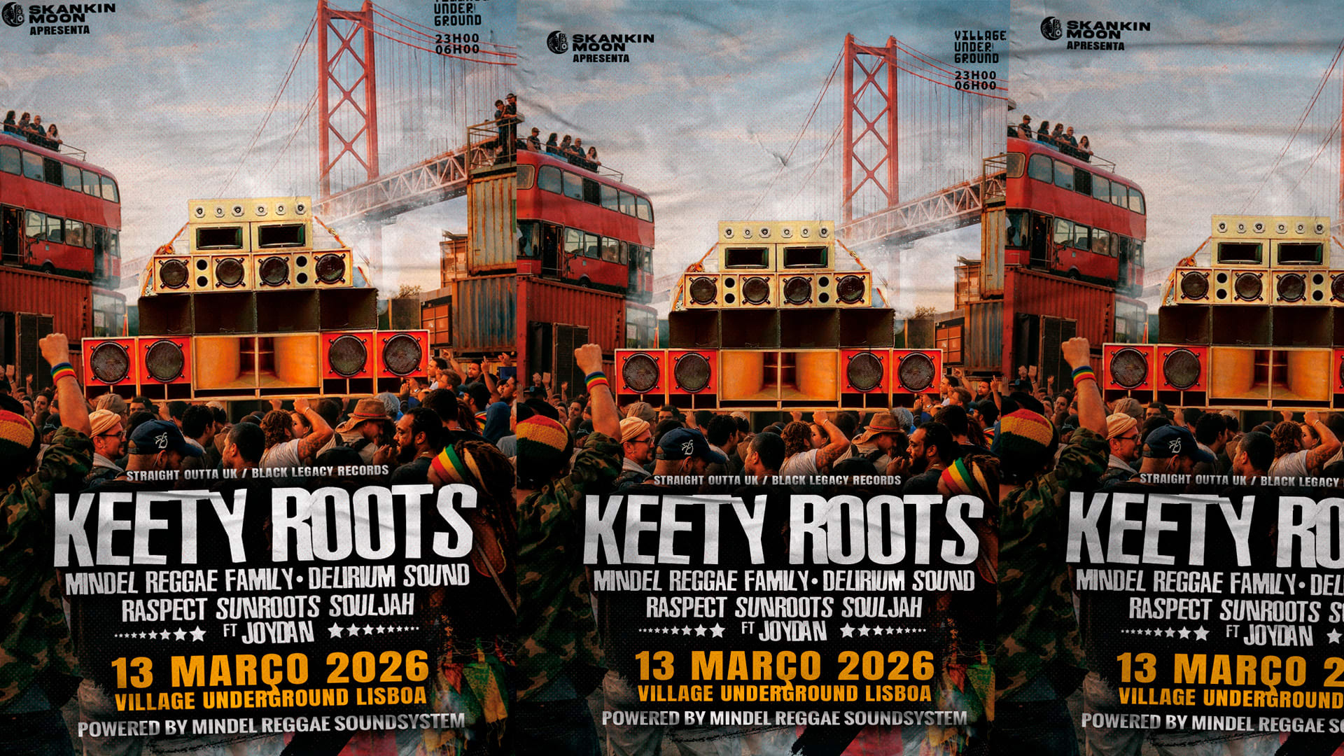 Skankin'moon: Keety Roots (Uk) W/ Mindel Reggae Soundsystem Cover