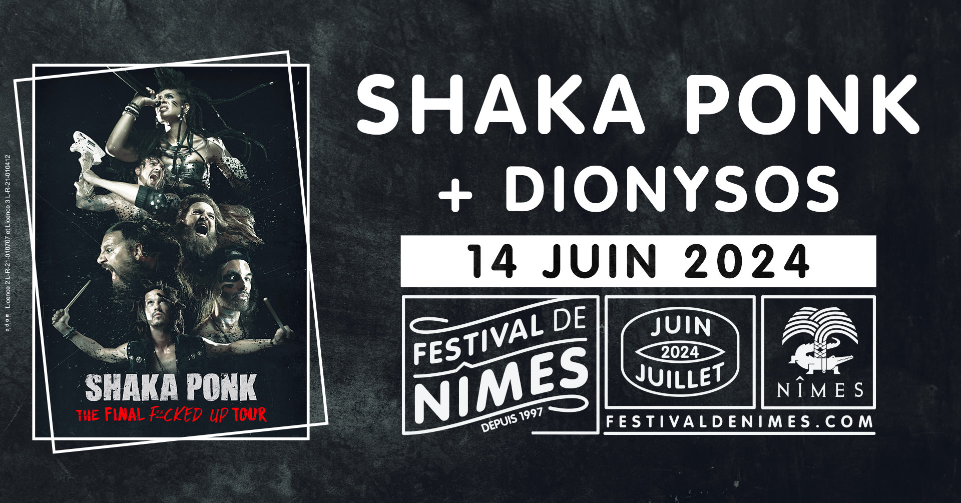 Shaka Ponk + Dionysos - Festival De Nimes 2024 Cover