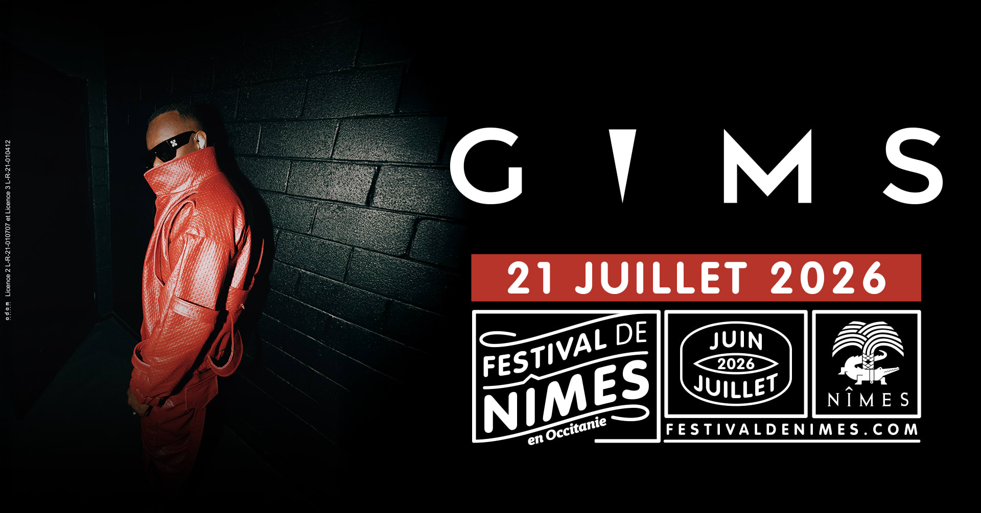 Gims - Festival De Nimes 2026 Cover