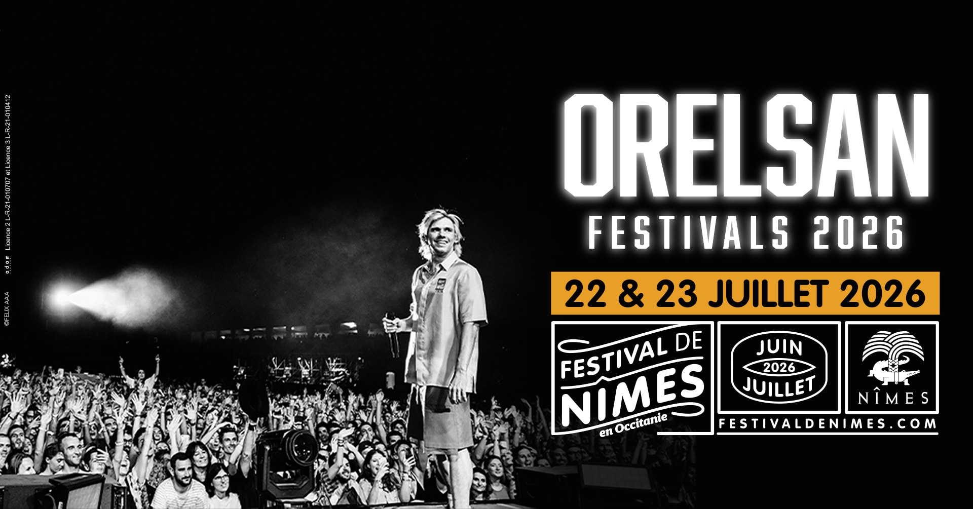 Orelsan - 23/07/2026 - Festival De Nimes 2026 Cover