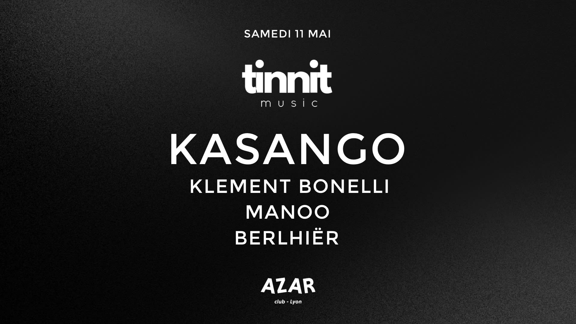 Tinnit Music Festival With Kasango, Manoo, Klement Bonelli Cover