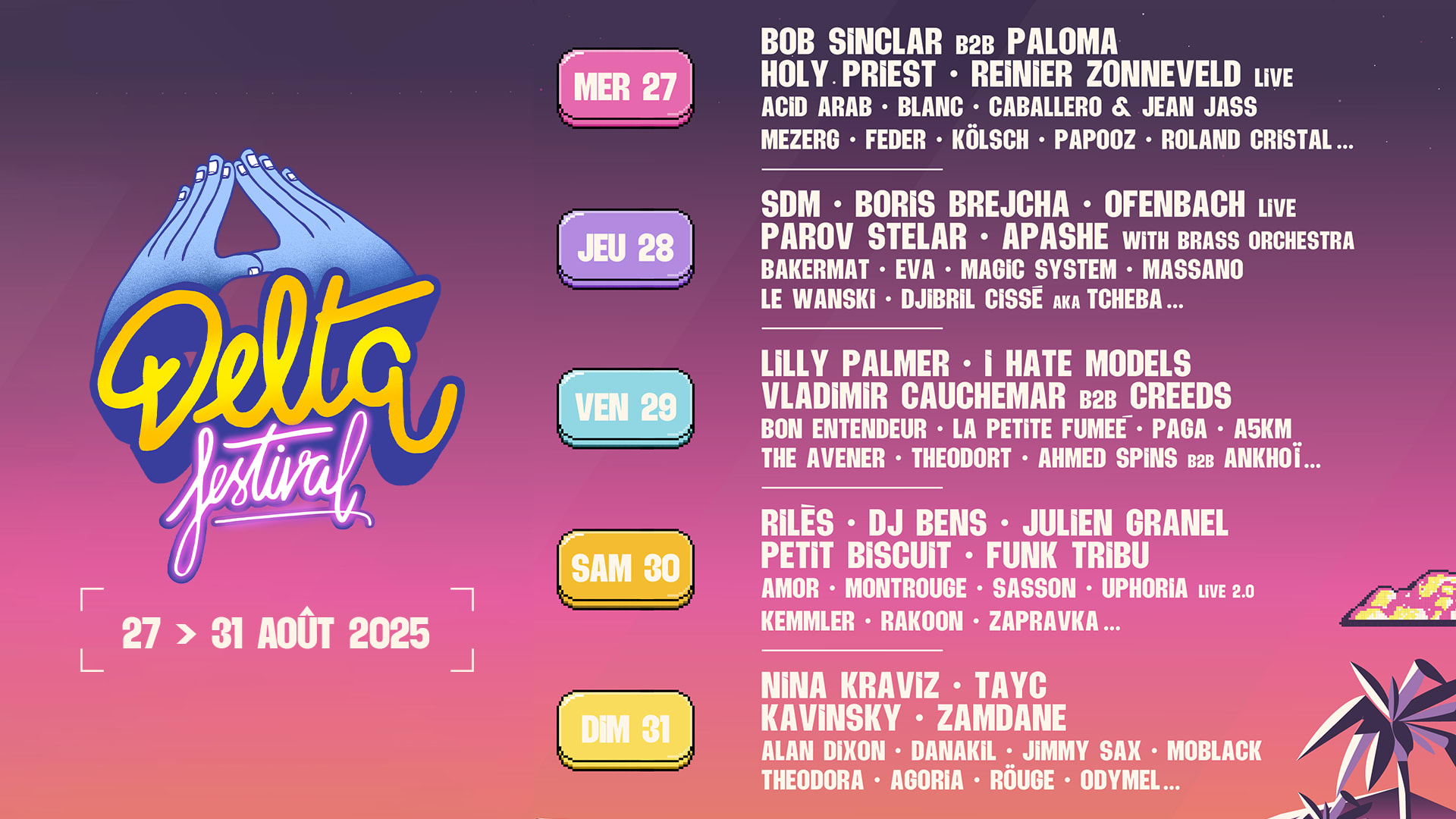 Delta Festival 2025 : Marseille City Cover
