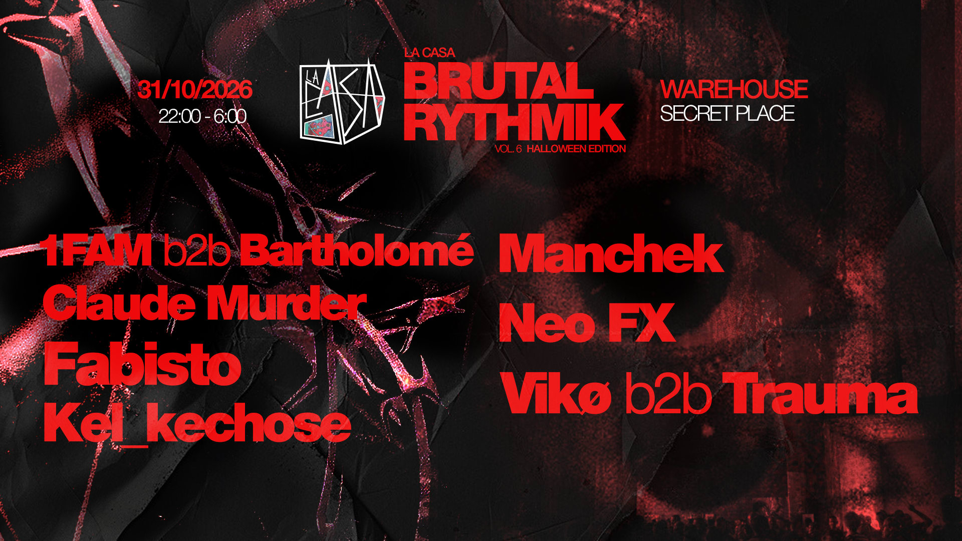 Brutal Rythmik 6 - Halloween Édition Cover