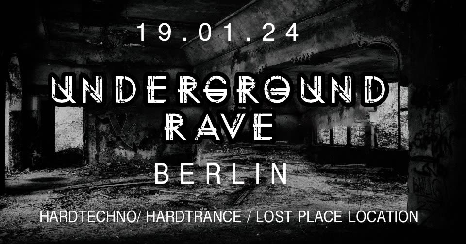 Underground Rave Berlin - Hardtechno - Hardtrance - Techno Cover