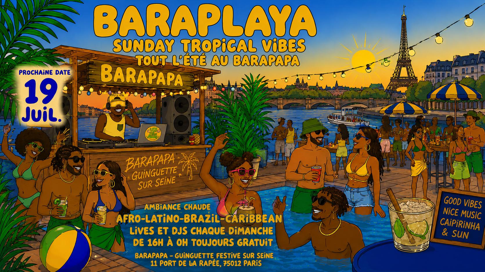 Baraplaya - Sunday Tropical Vibes Au Barapapa ! Cover
