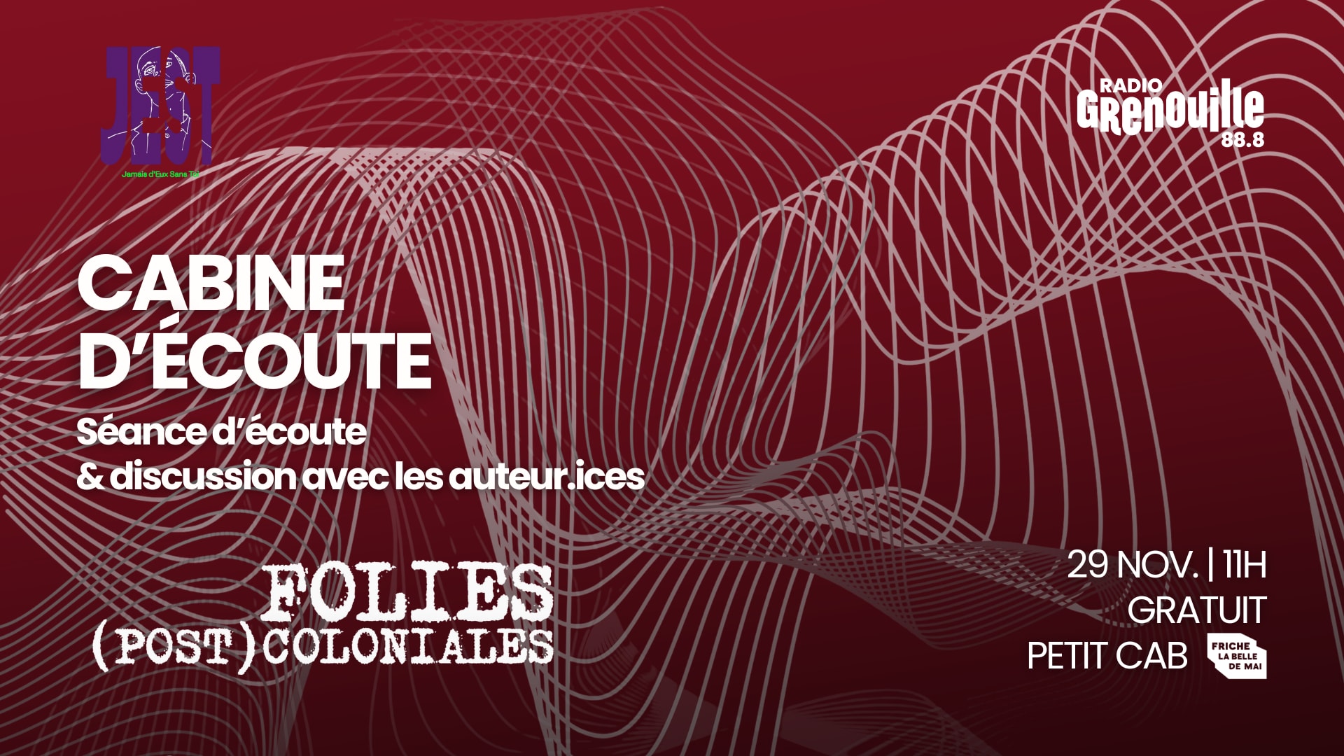 Cabine D'écoute X Jest | Folies (Post)Coloniales Cover