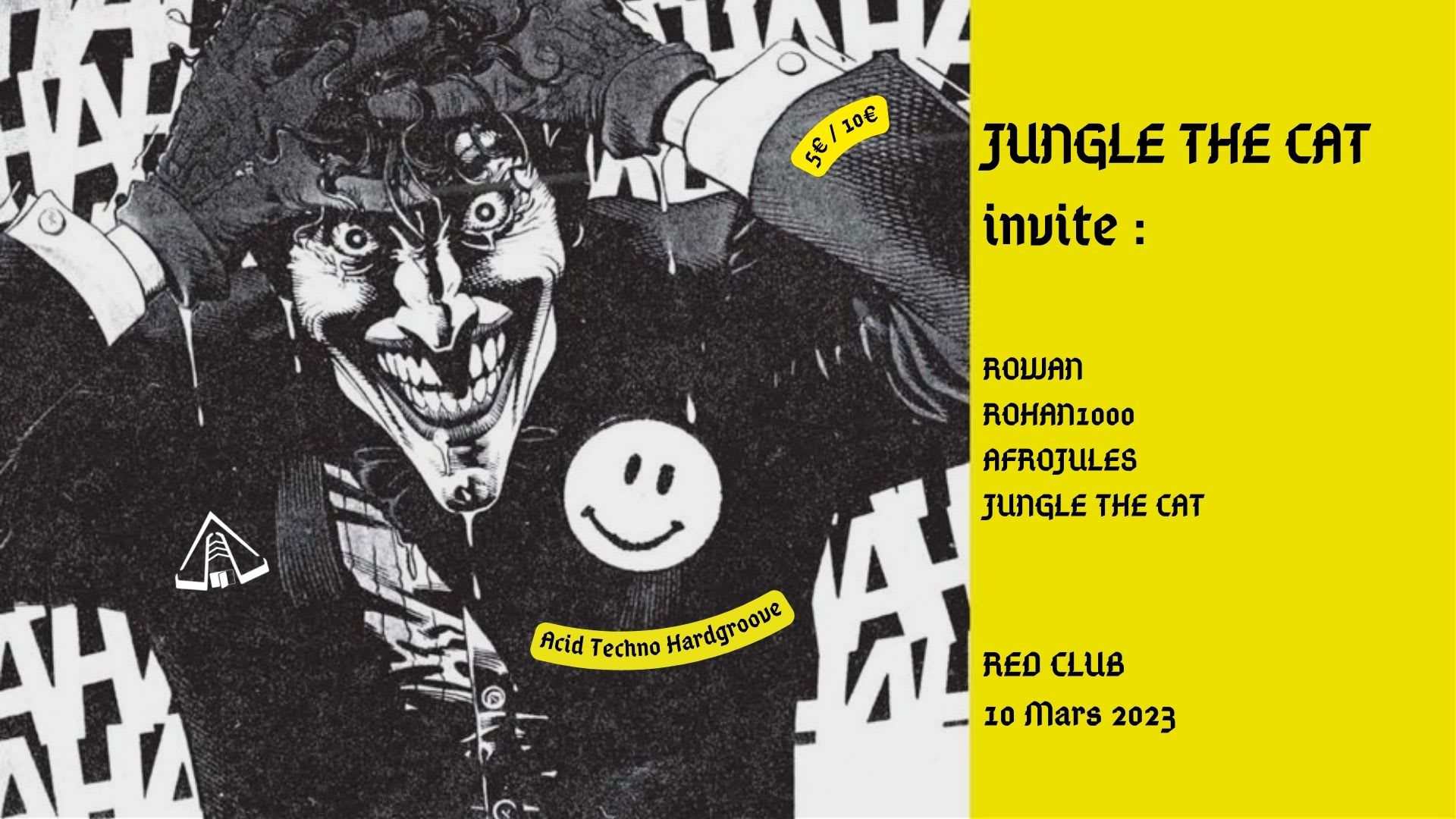 Jungle The Cat Invite : Rohan1000, Afrojules, Rowan Cover