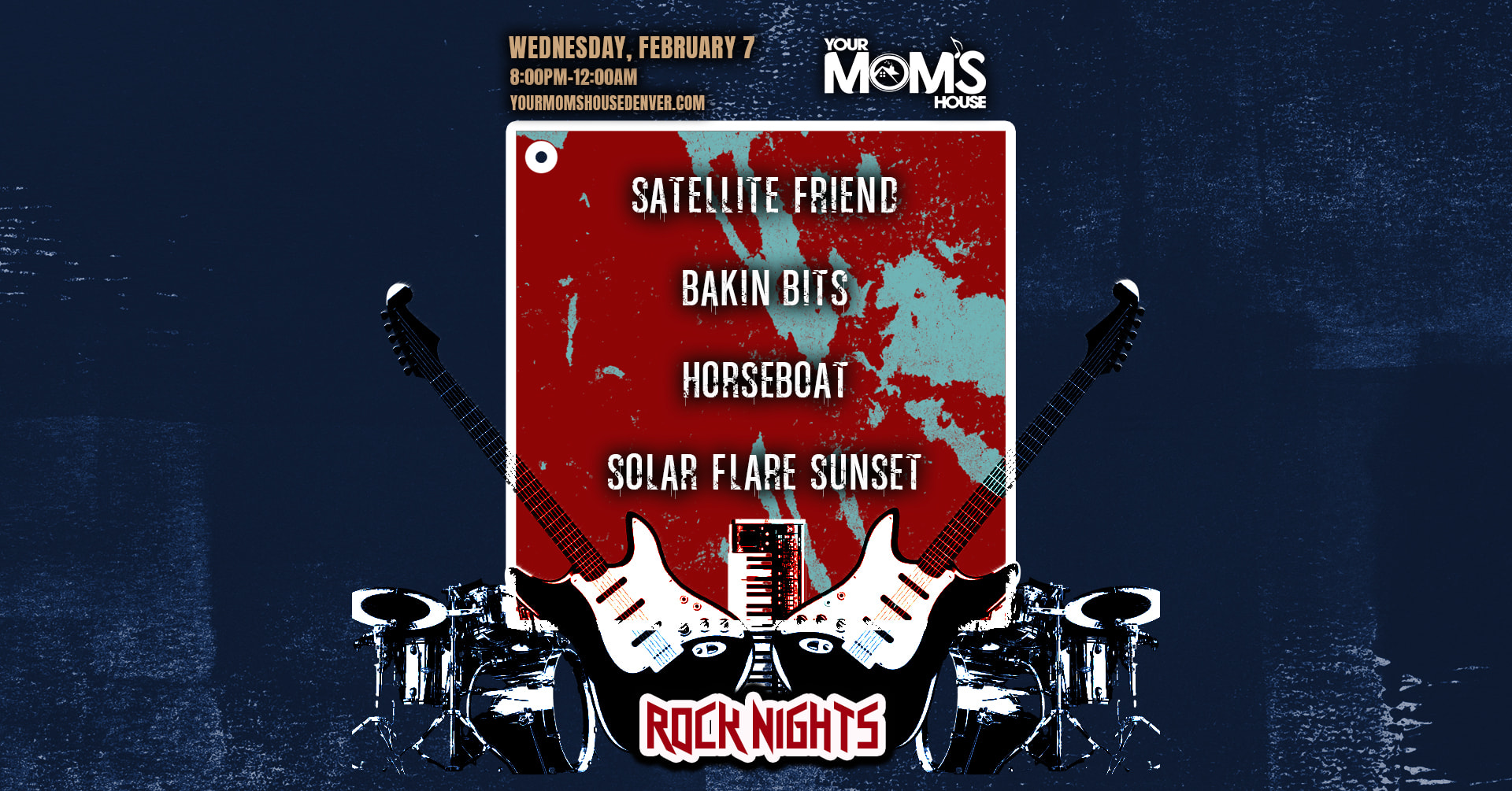 Rock Night: Satellite Friend | Bakin Bits & More Cover