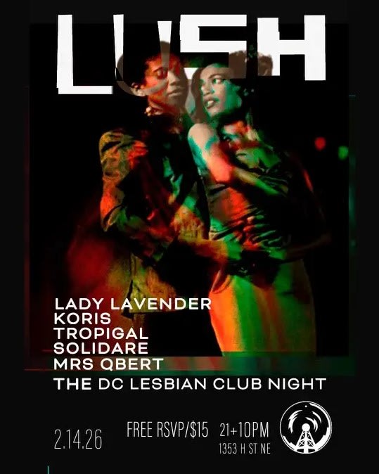 Lush: The DC Lesbian Club Night Cover