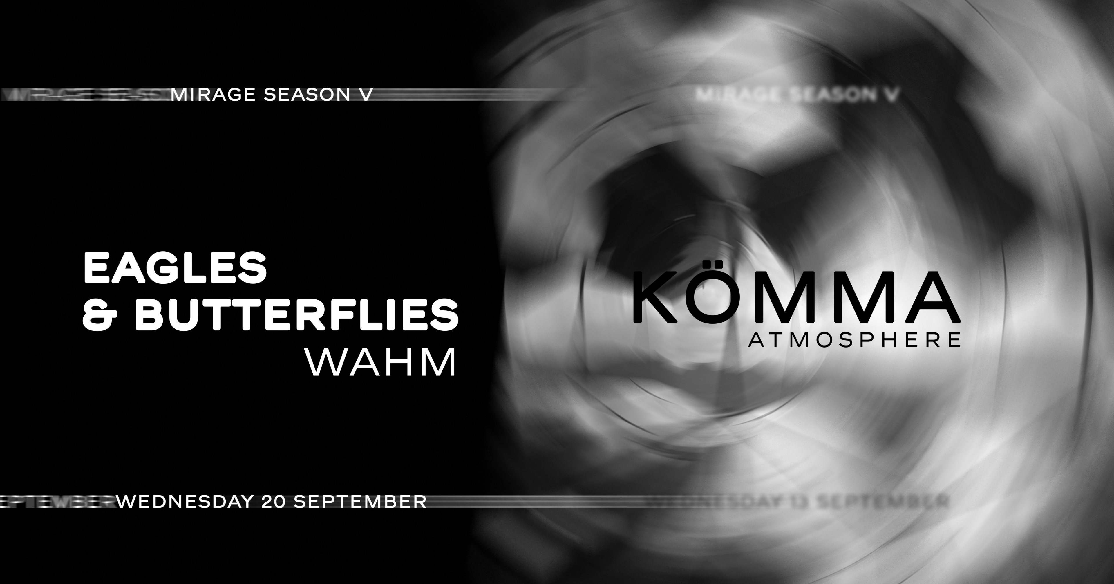 Kömma : Eagles & Butterflies, Wahm (Dj Set) Cover