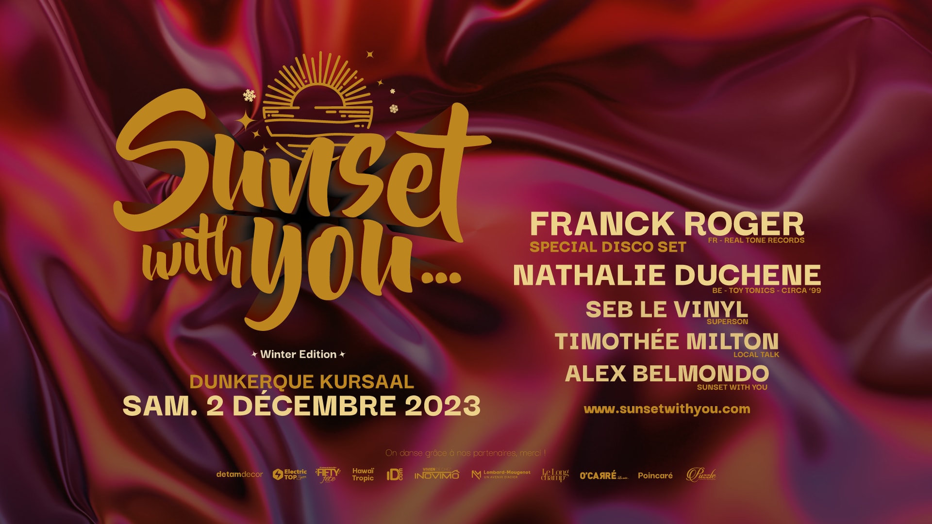 Sunset With You... Franck Roger & Nathalie Duchêne Cover