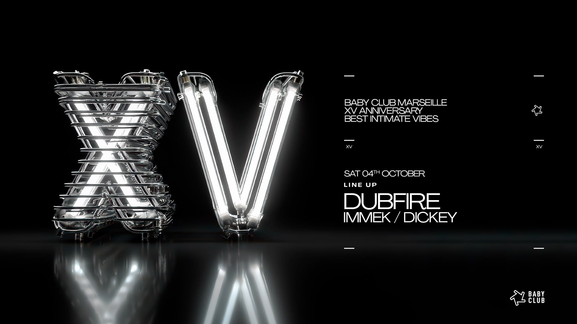 Dubfire : Baby Club XV Anniversary + Immek + Dickey Cover