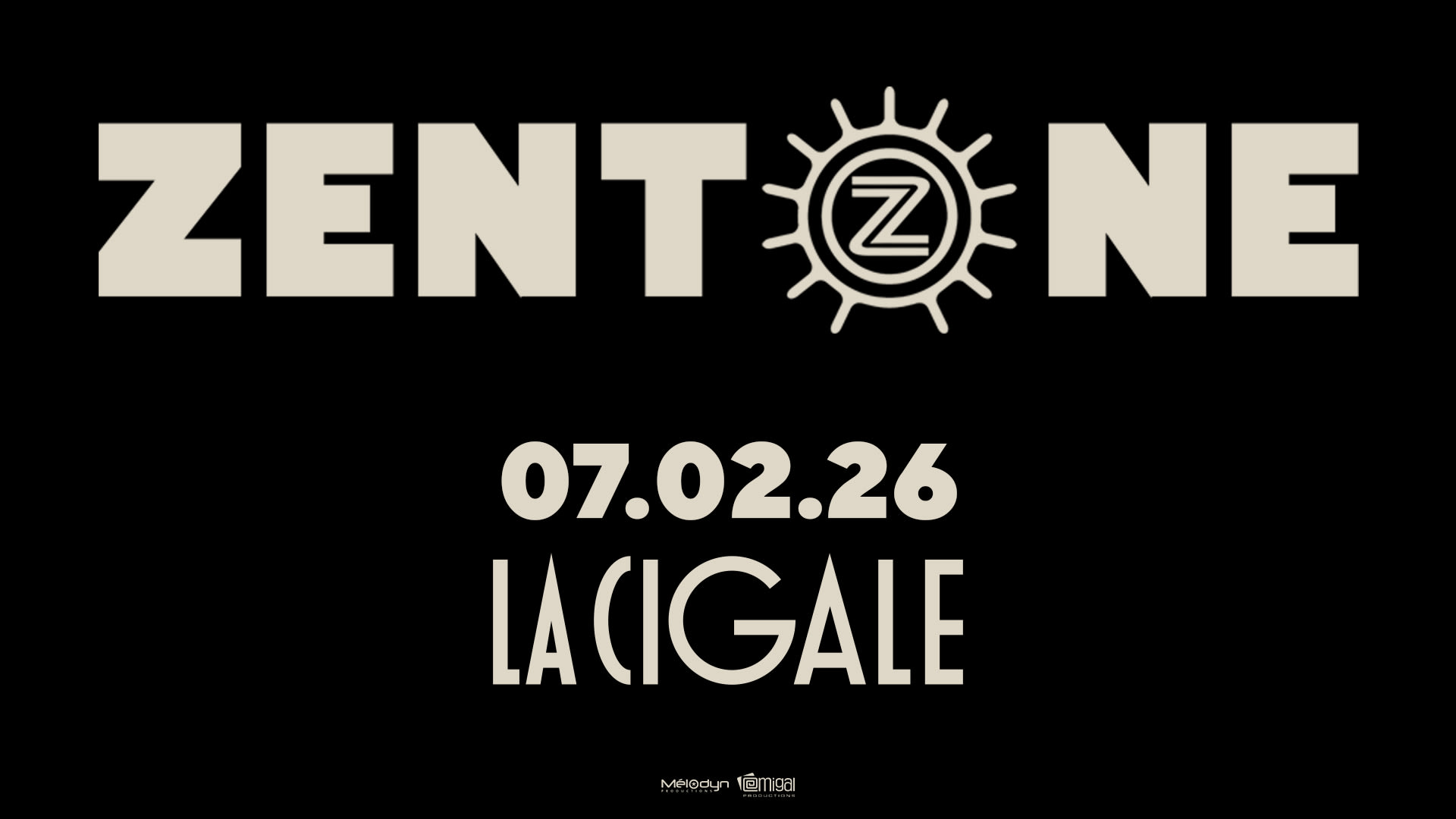 Zentone (+ Izzy Lindqwister) - La Cigale Cover