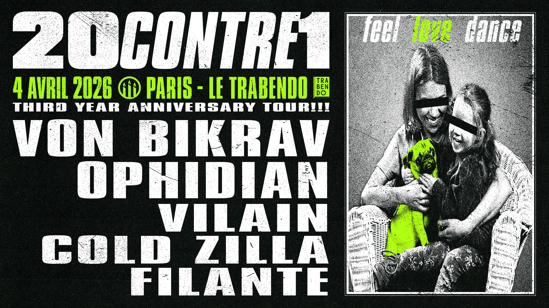 20contre1 - Von Bikrav, Ophidian, Vilain & More Cover