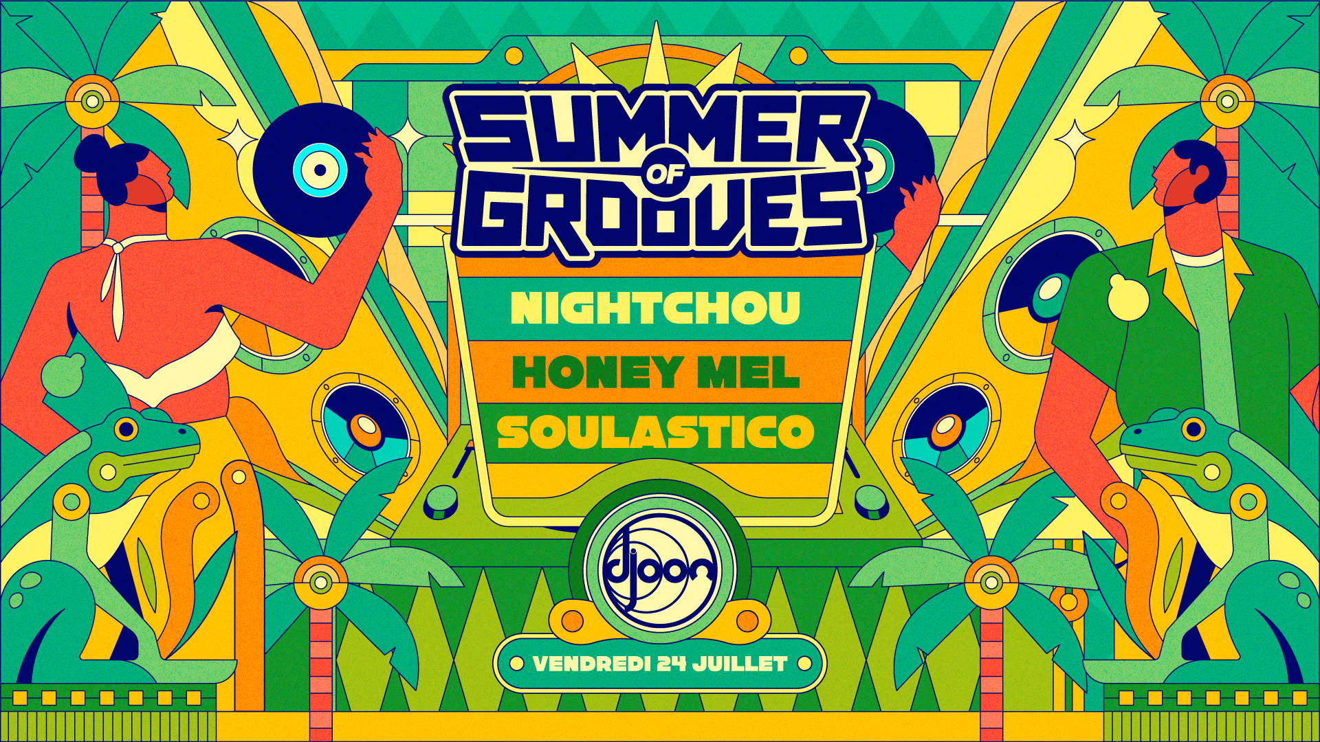 Summer Of Grooves #3 Nightchou / Honey Mel / Soulastico Cover