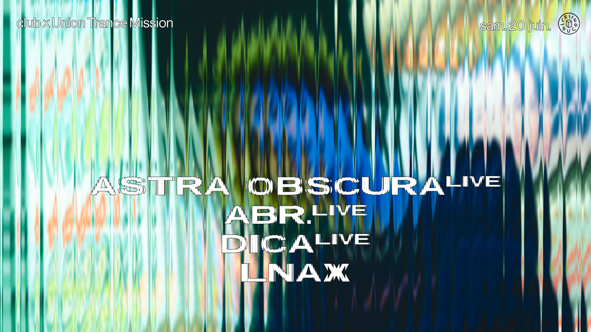 Club X Utm : Astra Obscura (Live), Dica (Live), Abr. (Live) Cover