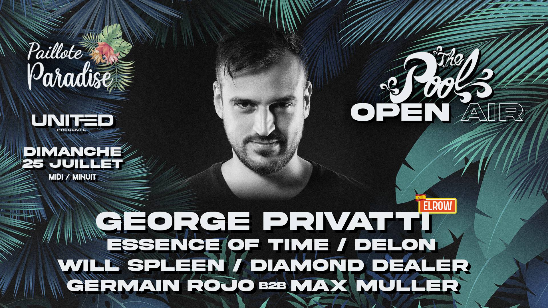 The Pool Open Air : George Privatti Cover