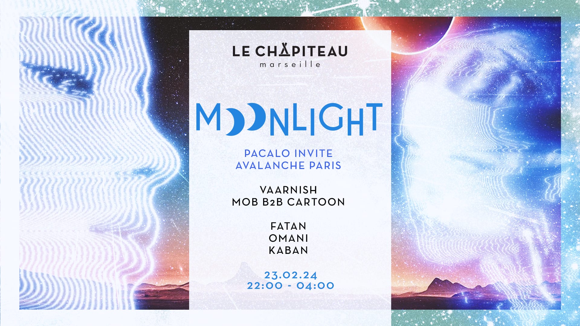 Moonlight W/ Pacalo Invite Avalanche Paris Cover