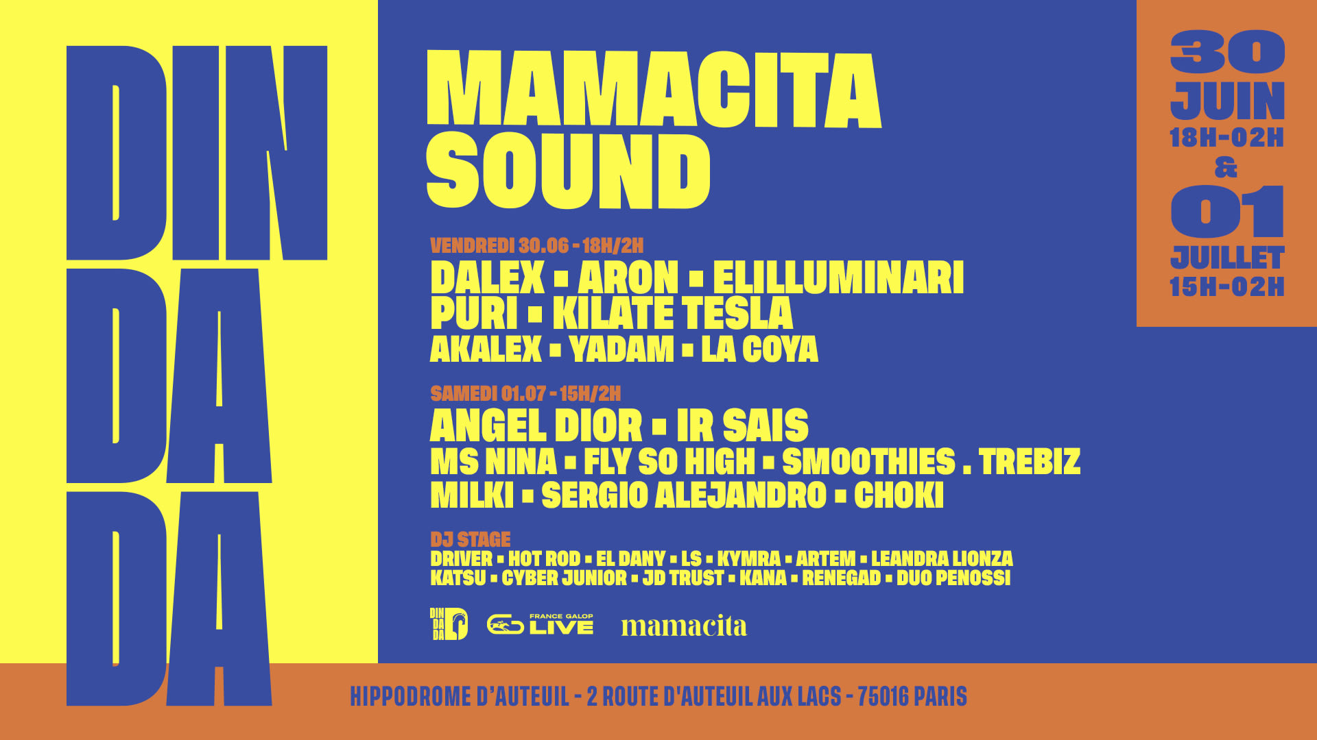 Din Dada : Mamacita Sound Festival Cover