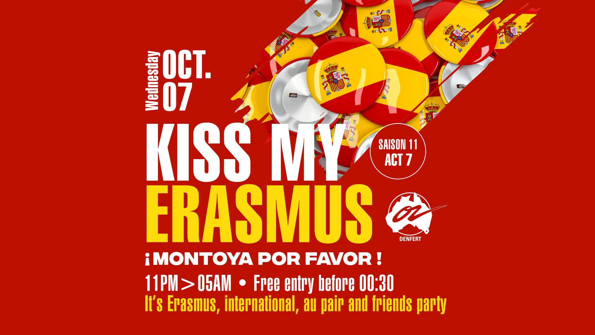 Kiss My Erasmus - 07.10.26 Cover