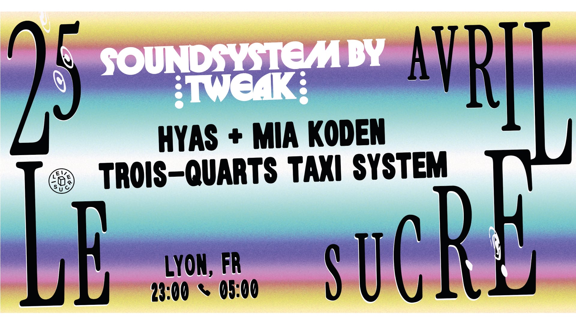 Soundsystem Weekender X Tweak: Hyas, Mia Koden Cover