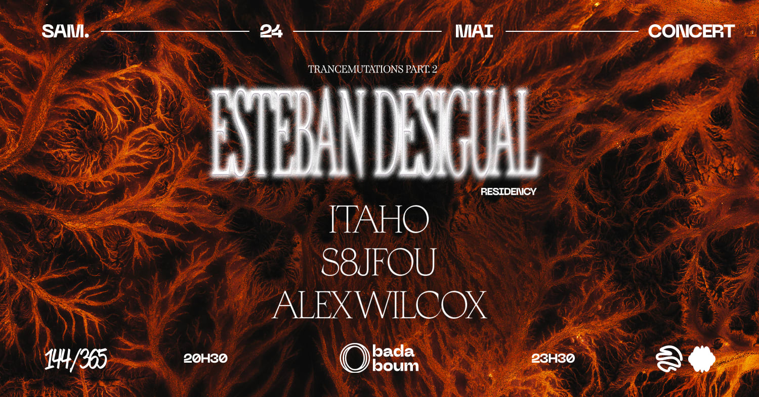 Concert — Esteban Desigual Residency: Alex Wilcox, S8jfou Cover