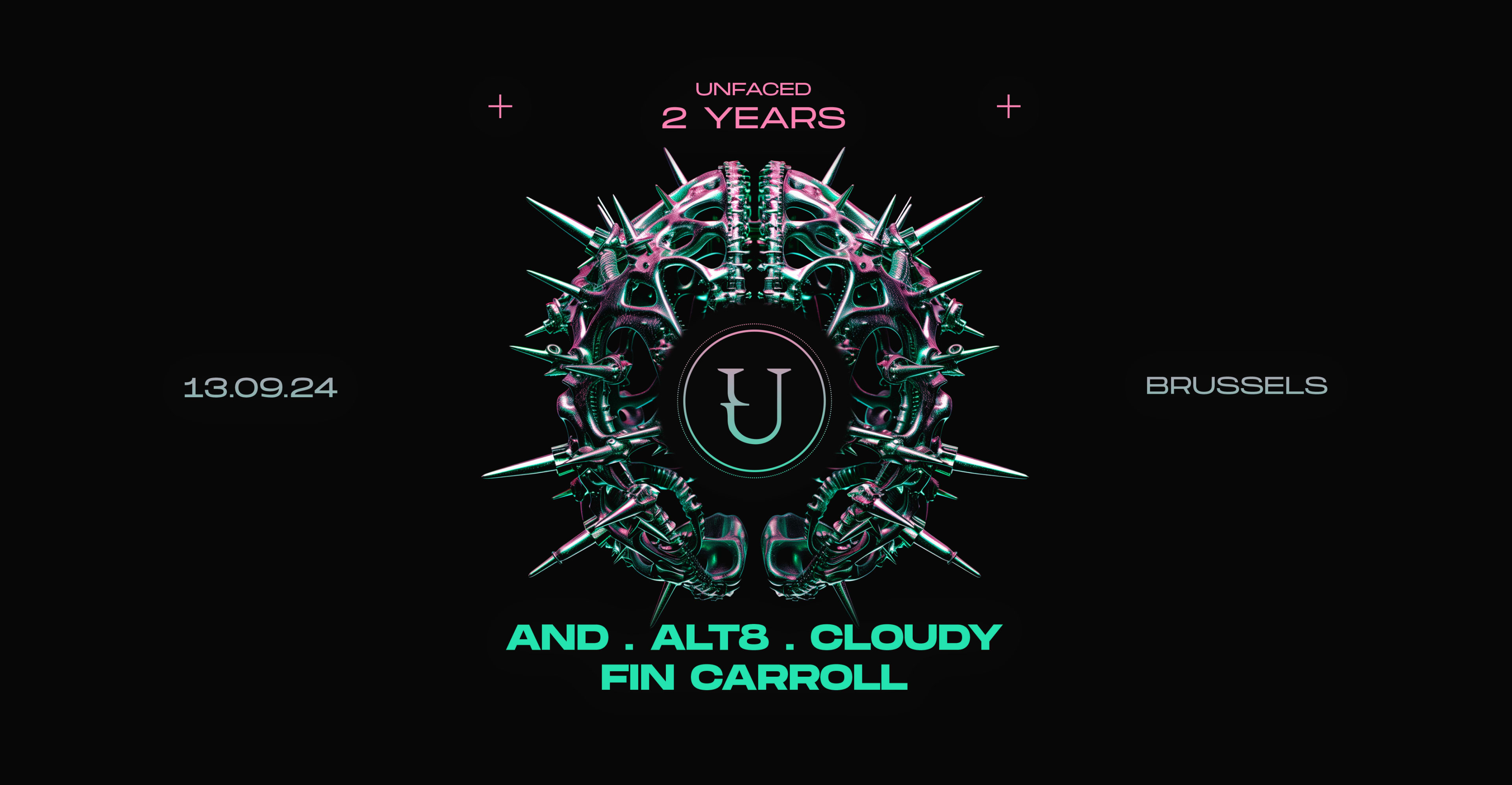 Unfaced 2 Years W/ And, Cloudy, Alt8, Fin Carroll Cover