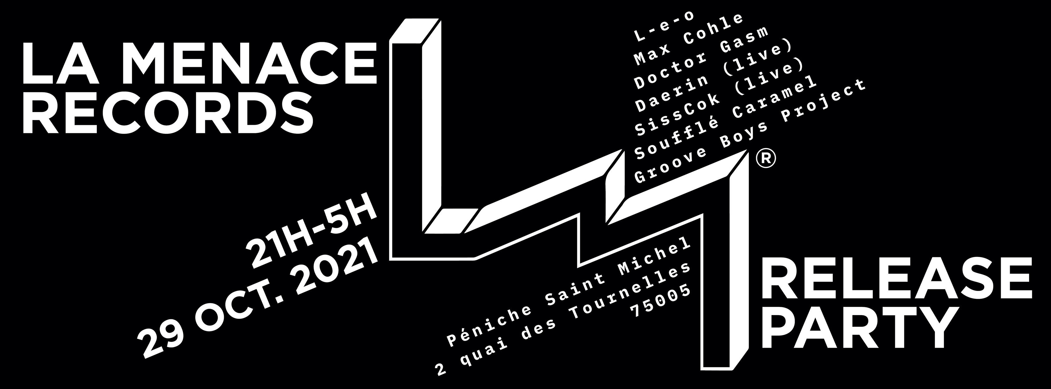 La Menace Records - Release Party Cover