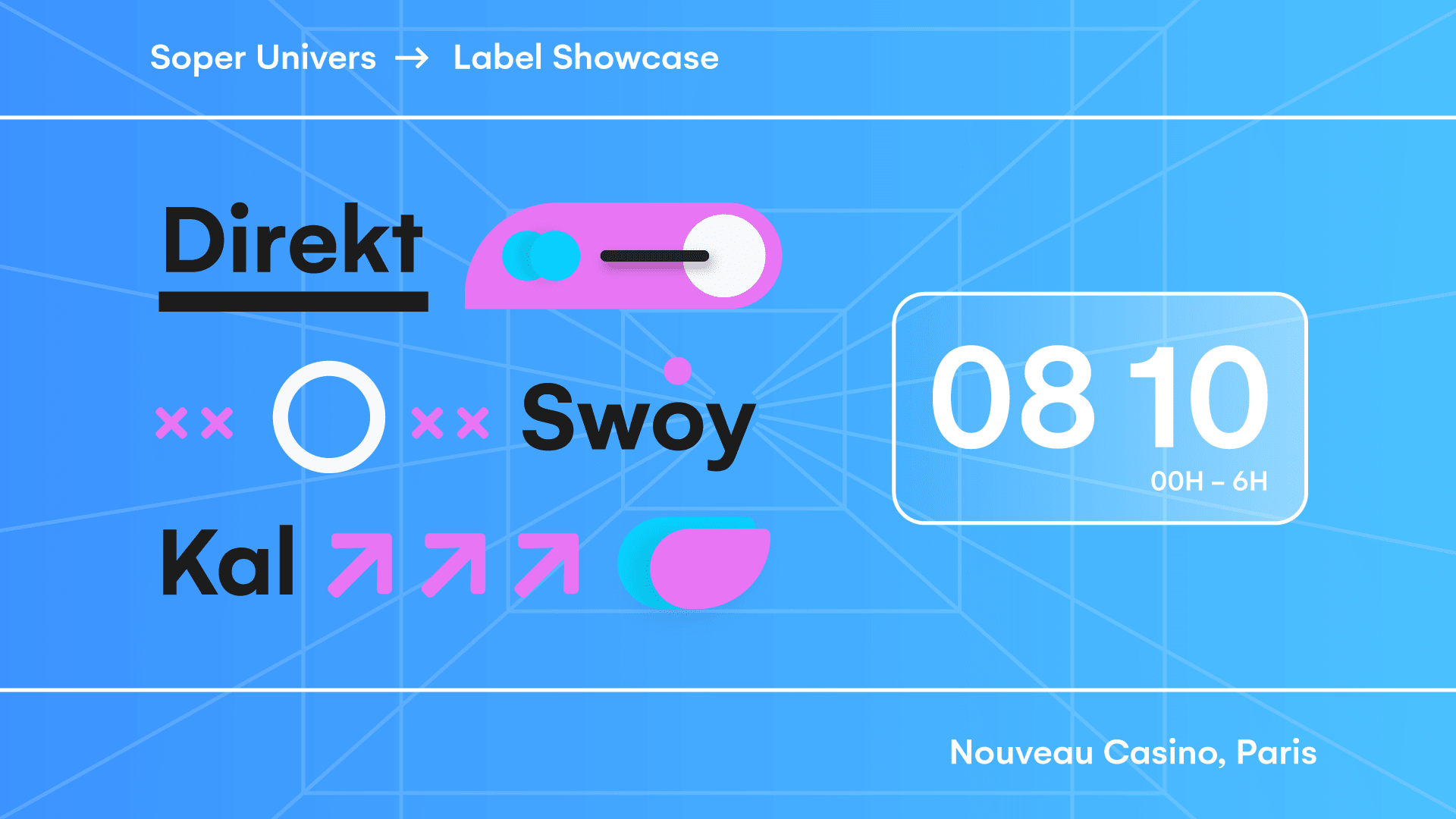 Soper Univers Label Showcase #1 W/ Direkt, Swoy, Kal Cover