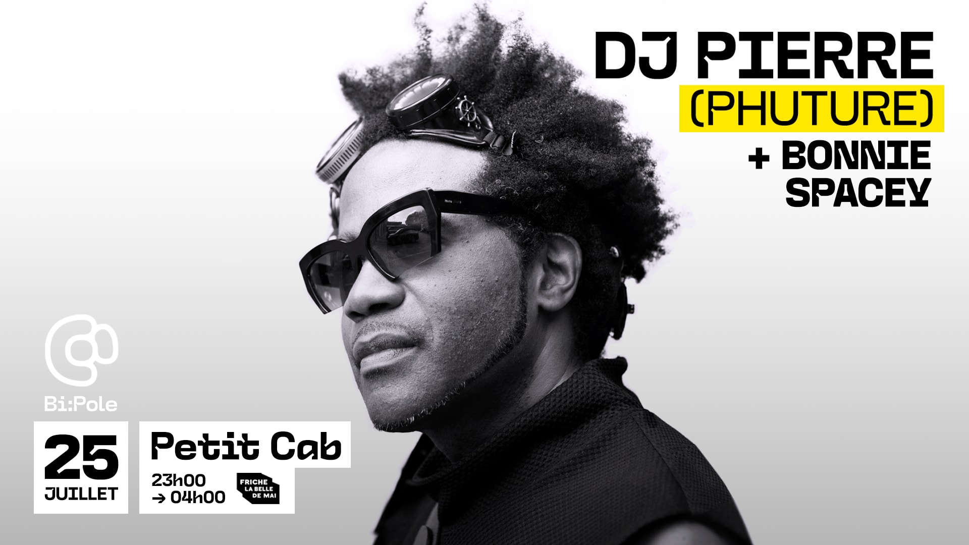 Dj Pierre (Phuture) + Bonnie Spacey @ Petit Cab Cover