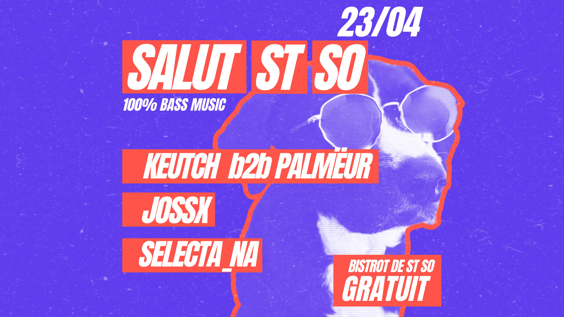 Salut St So | 100% Bass Music Cover