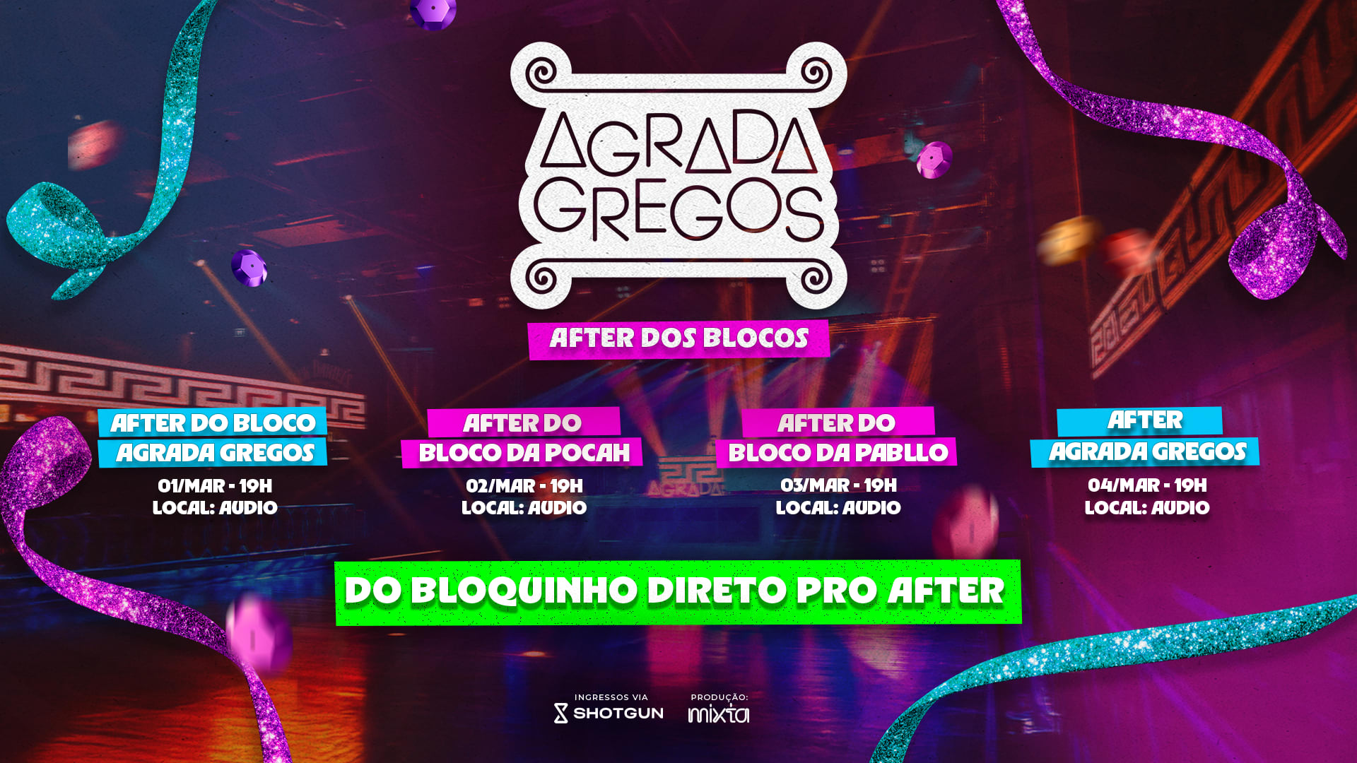 After Do Agrada Gregos 2025 - O Pós Bloco Oficial De Sp Cover
