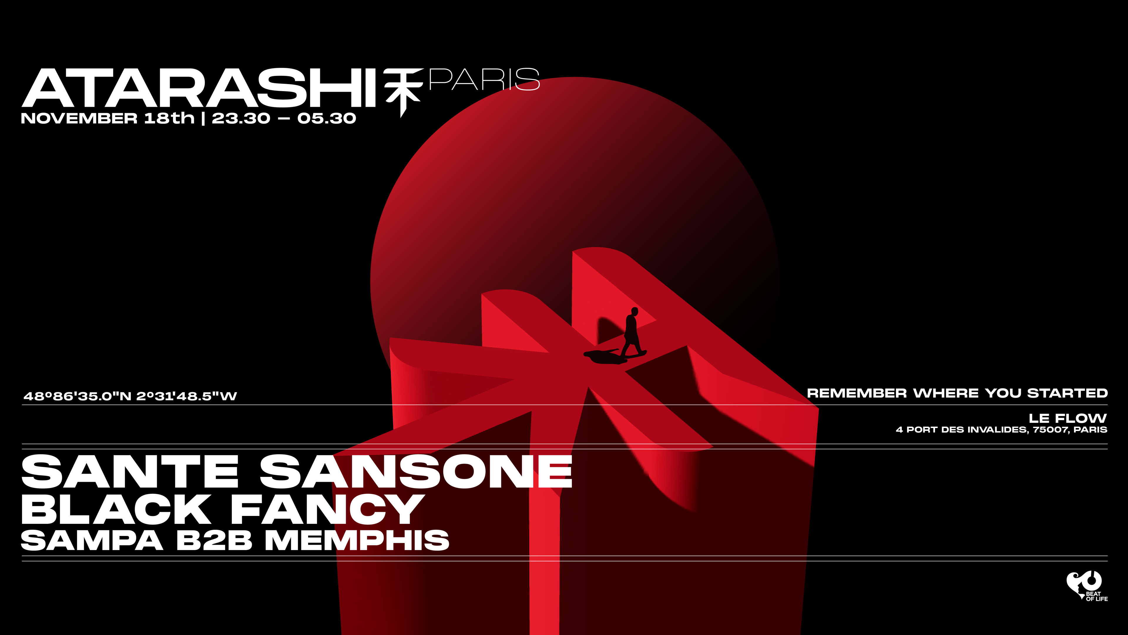 Atarashi XIII: Sante Sansone, Black Fancy, Sampa & Memphis Cover