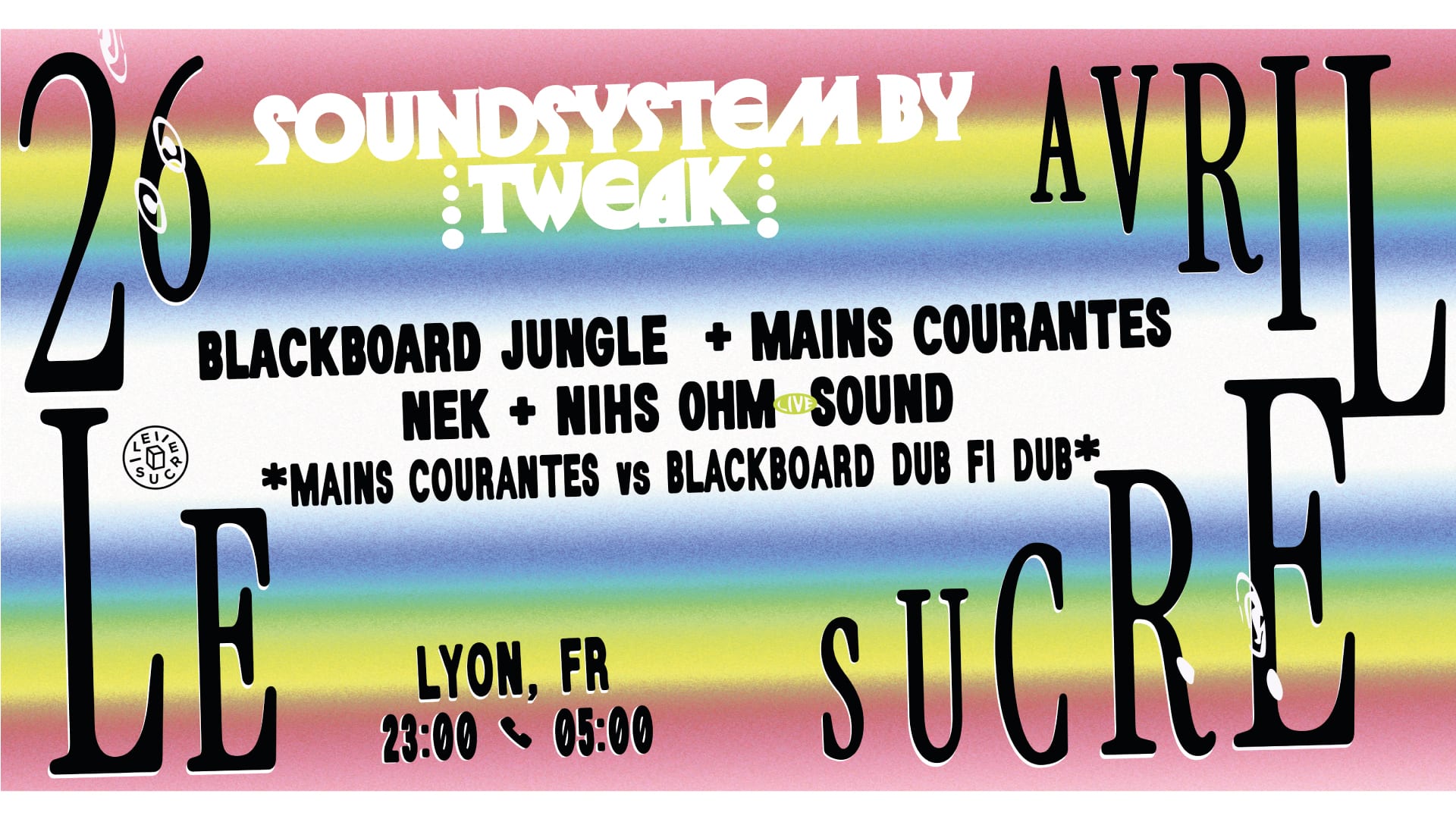 Soundsystem Weekender X Tweak : Blackboard Jungle Cover