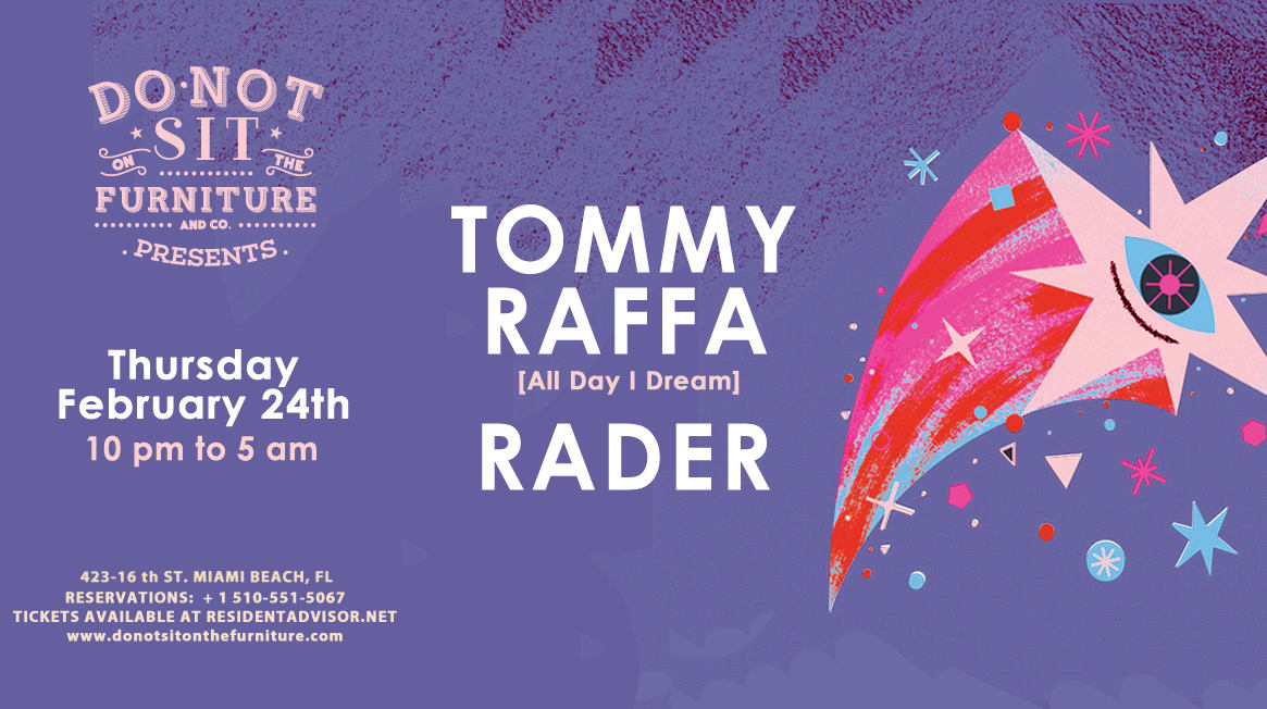 Tommy Raffa [All Day I Dream] And Rader Cover