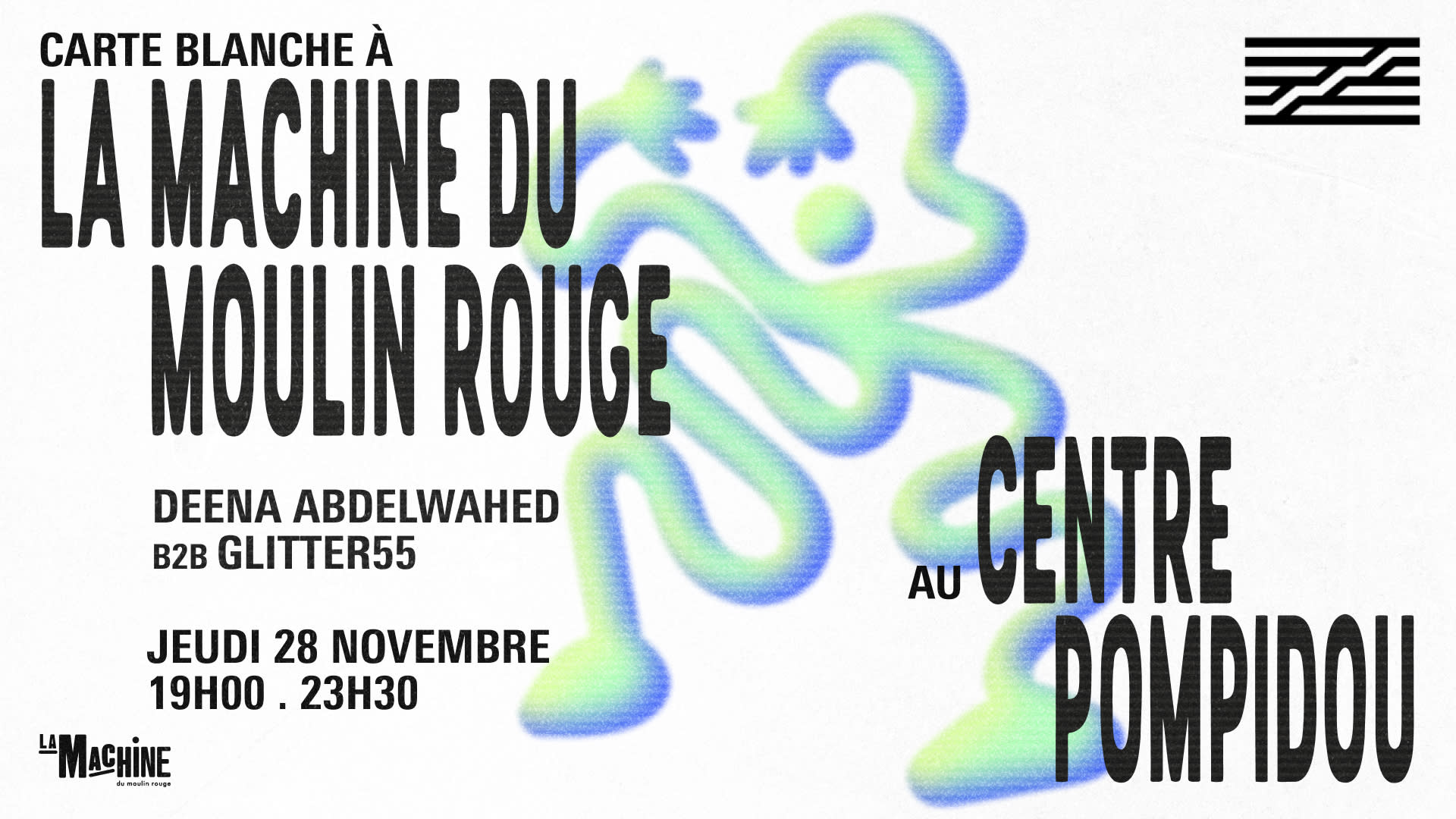 La Machine X Centre Pompidou: Deena Abdelwahed B2b Glitter55 Cover