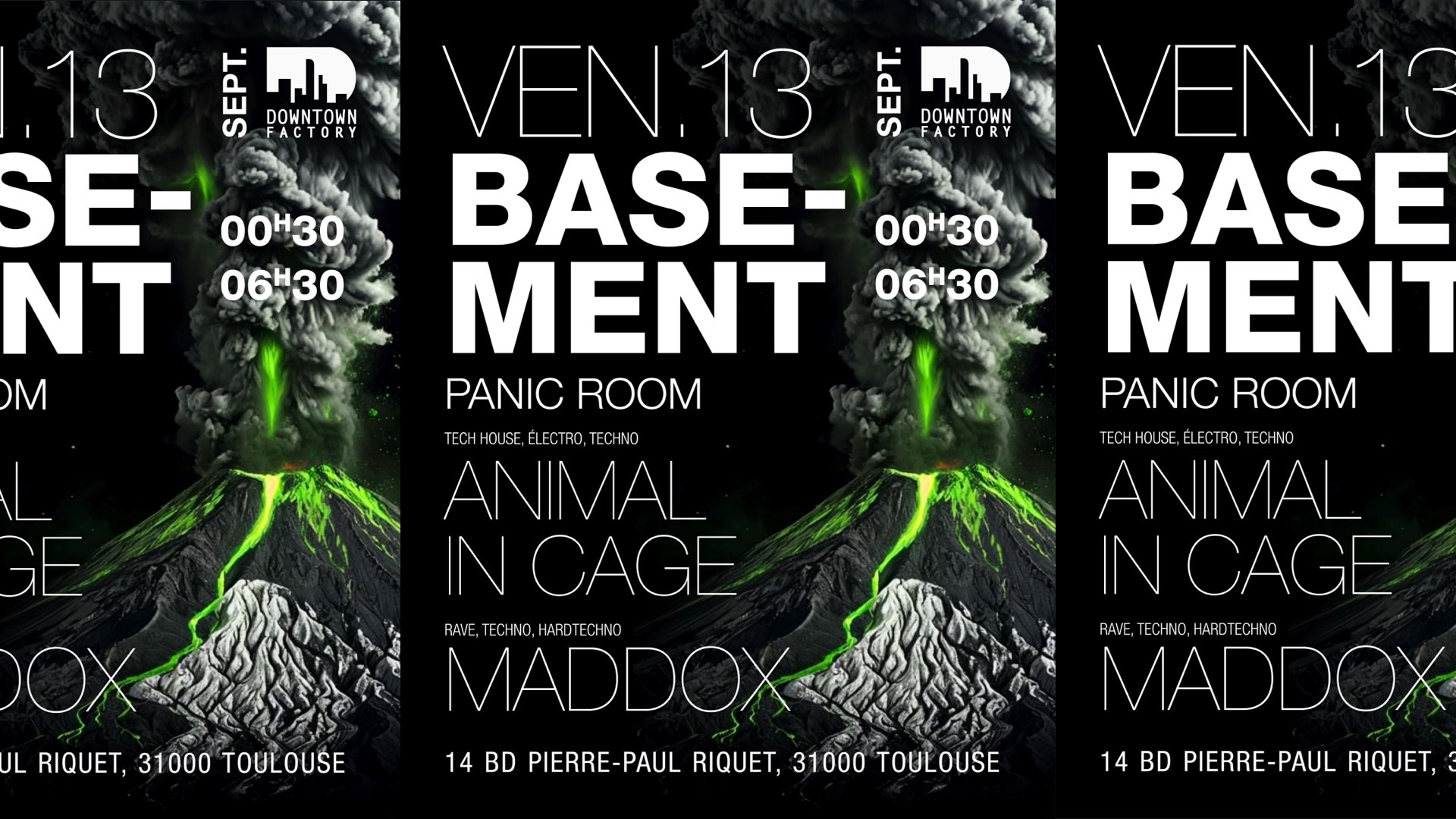 Basement: Animal In Cage & Maddox Cover